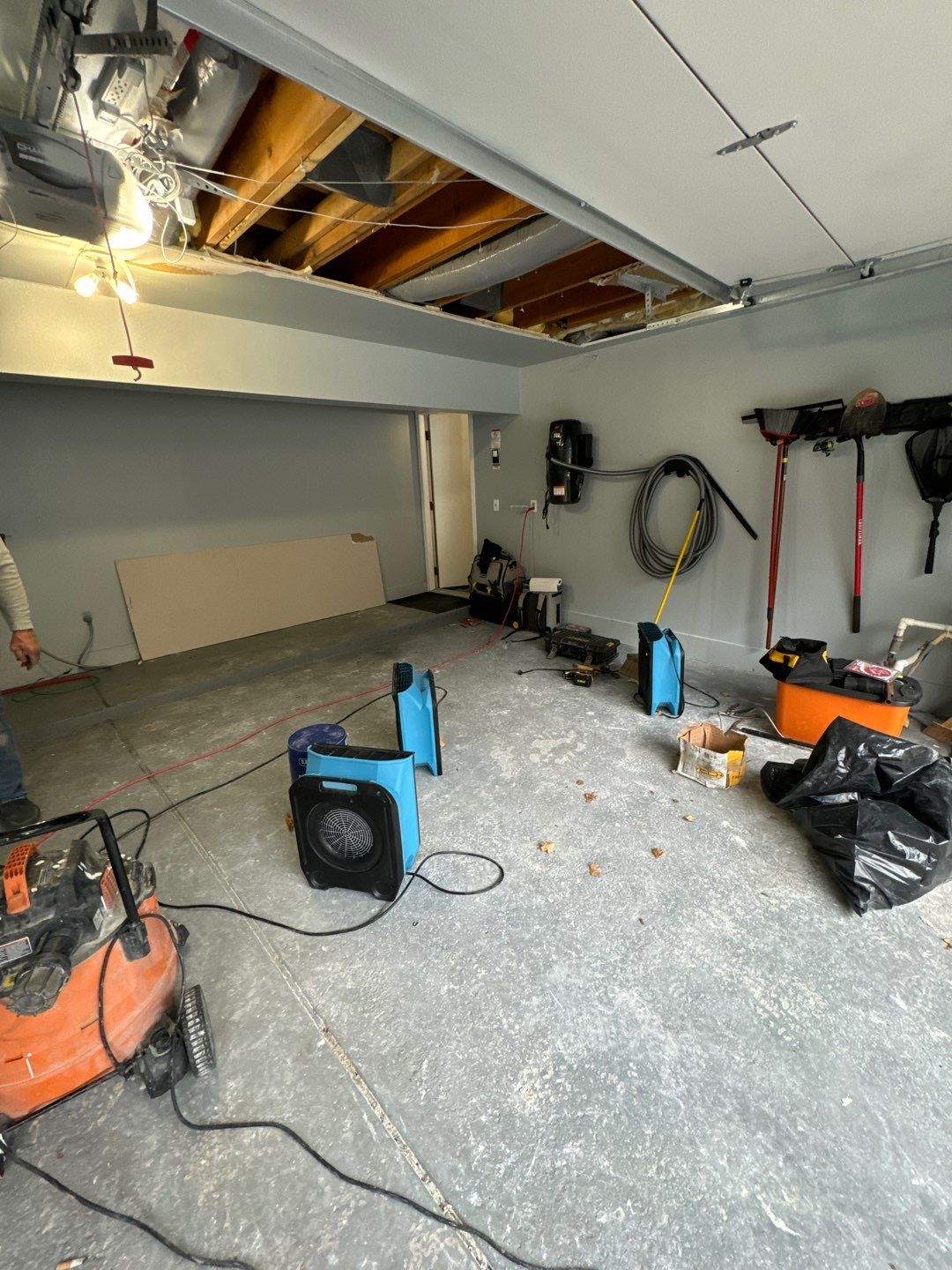 Project in West Bloomfield by EzDry Water Mitigation & Property Restoration