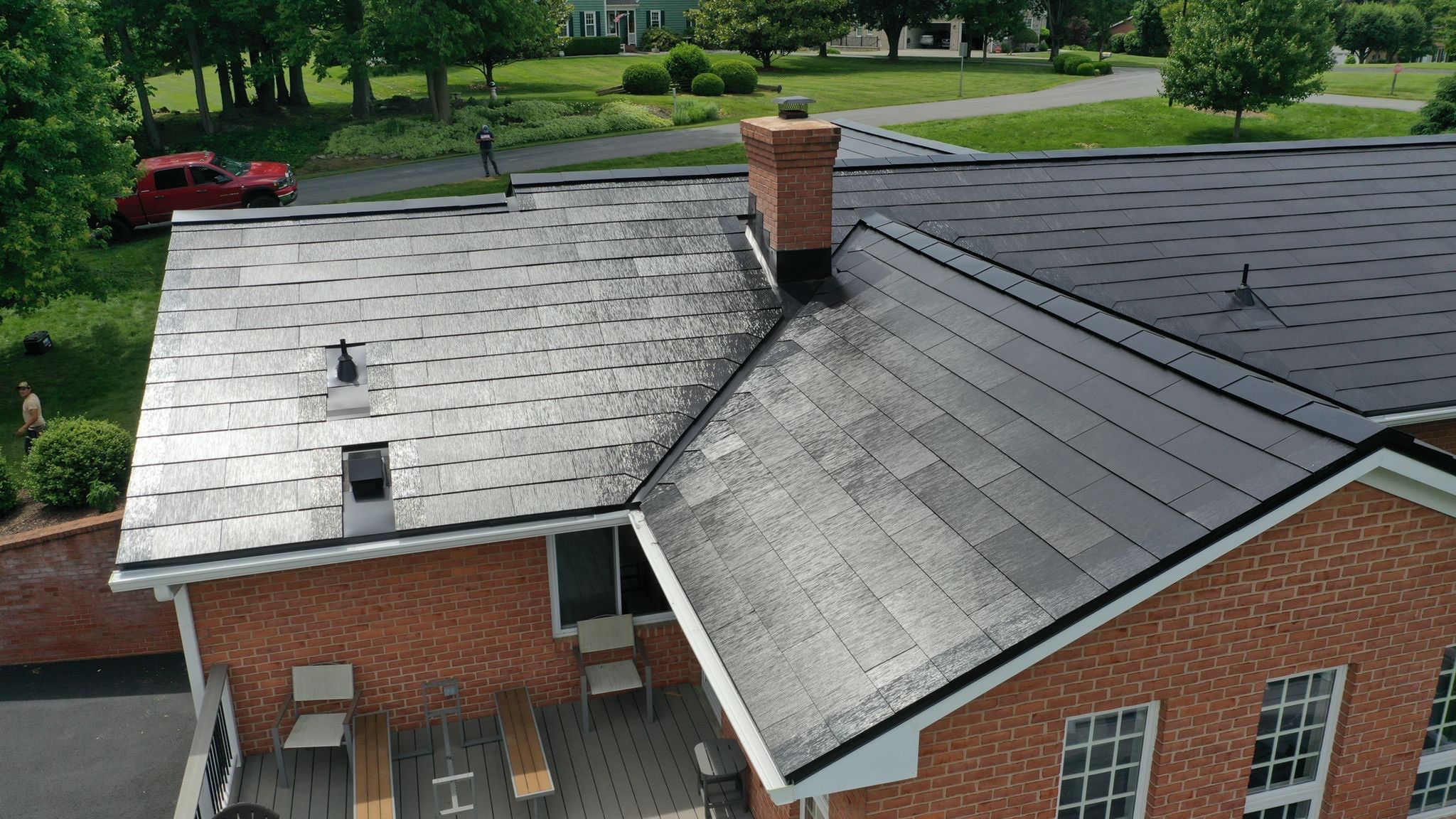 Tesla Solar Roof Installation by American Home Contractors