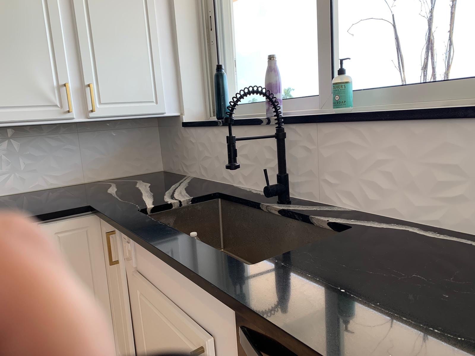 Backsplash in Downtown Fort Lauderdale by Broward Tile Guys