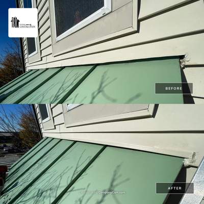 Siding Repair using CertainTeed J-Channel & Caulk