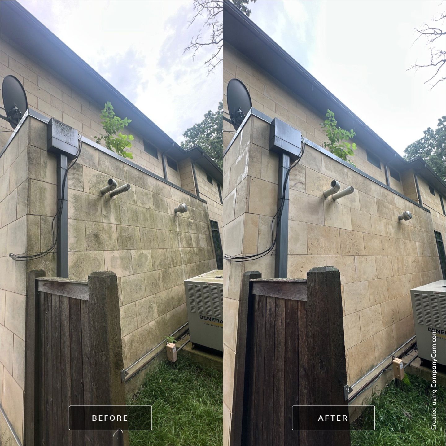 Project in Winnetka by Simmons Power & Soft Washing