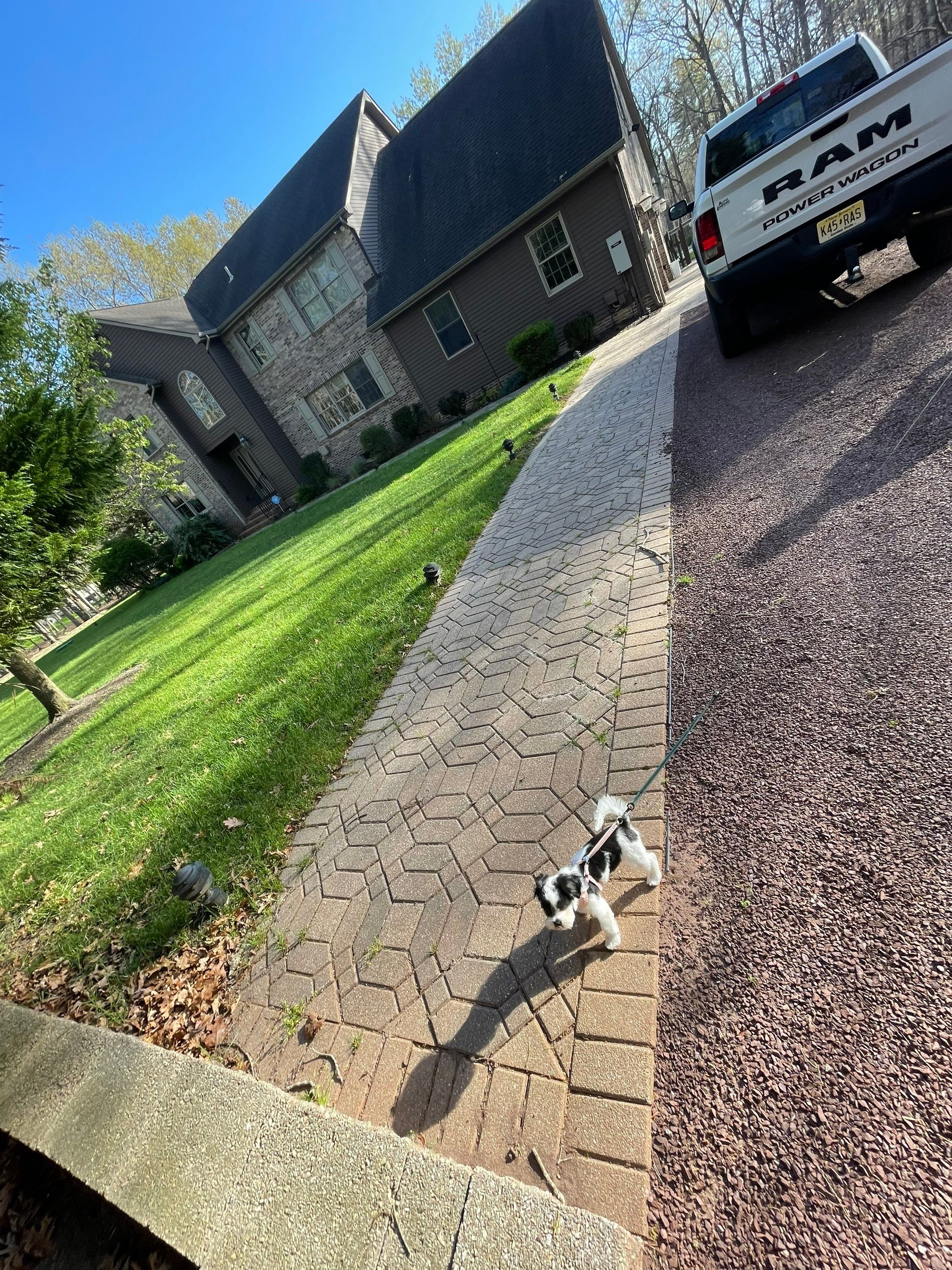 Pavers Cleaned, Garage and Concrete walls by SJ Exterior