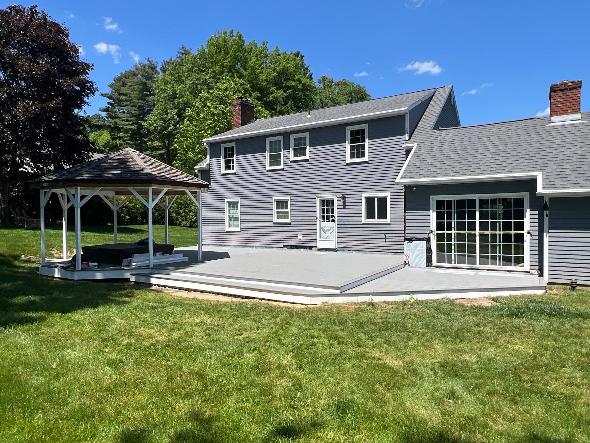 Deck Repair using Trex Select Decking by Chagnon Building & Remodeling LLC