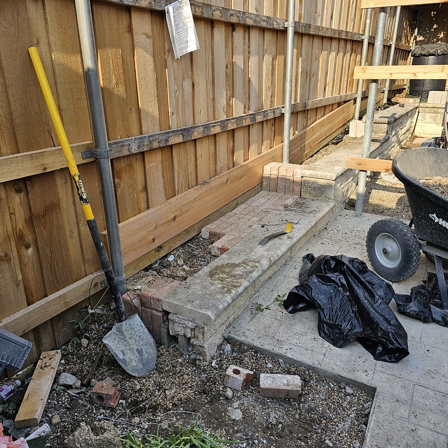 Fence & Concrete Patio by EL-GC LLC 