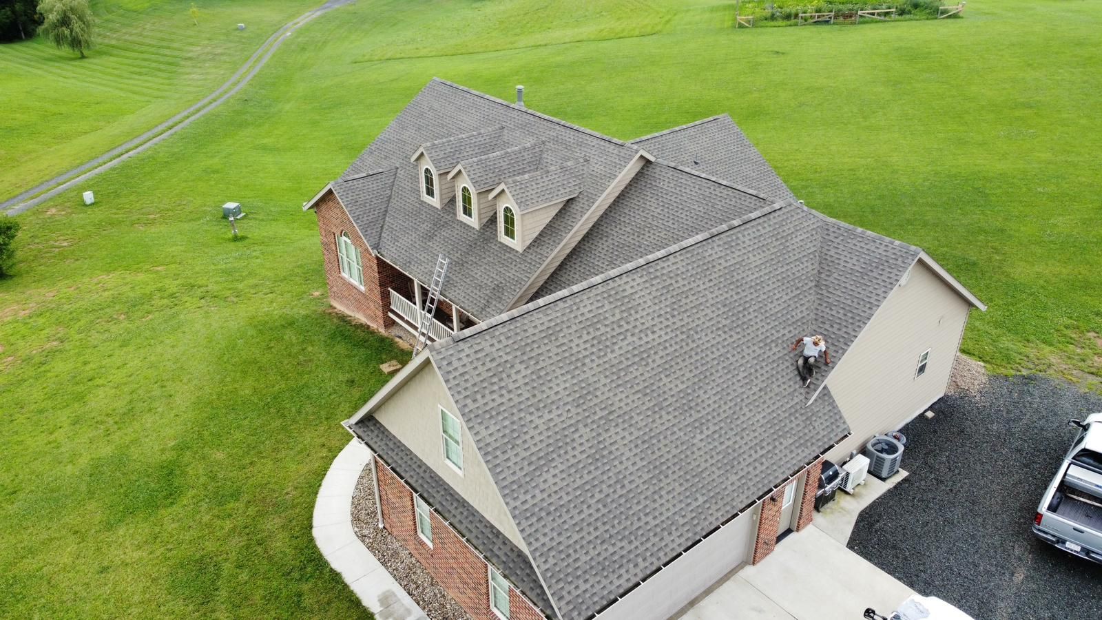 Residential Roofing Installation using GAF Timberline HDZ by Rainstoppers Roofing