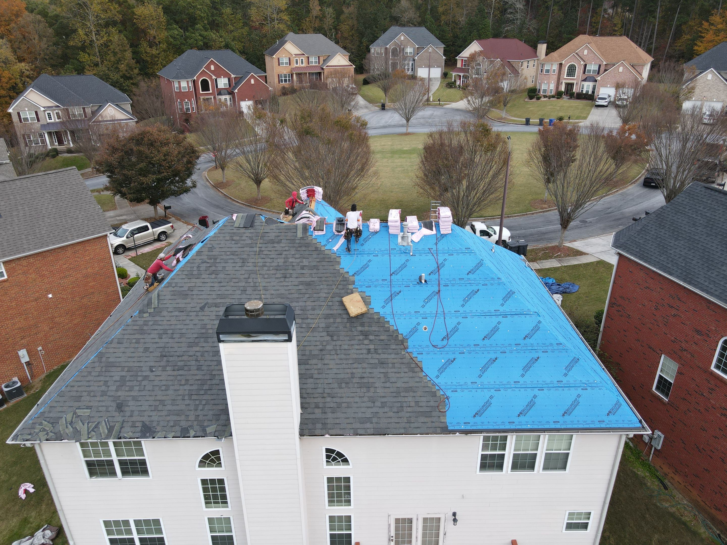 Residential Roofing Installation using Owens Corning by Inspector Roofing and Restoration