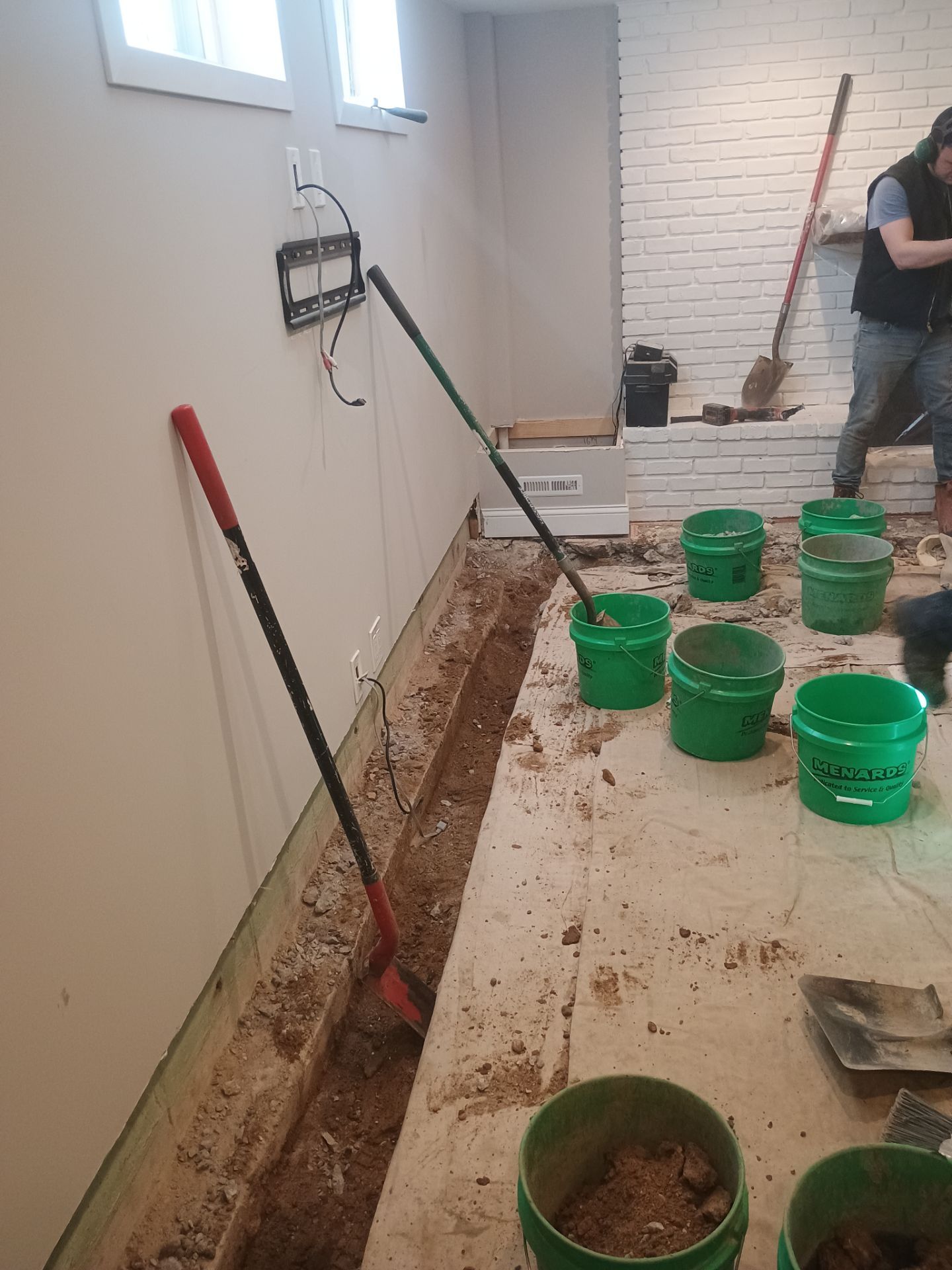 Interior Drain Tile & Sump Pump in Northwest Minneapolis by Waterproofing Northeast
