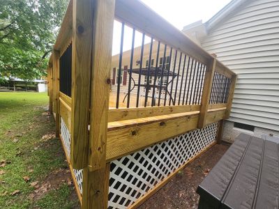 Wood Deck using Wood Sealant
