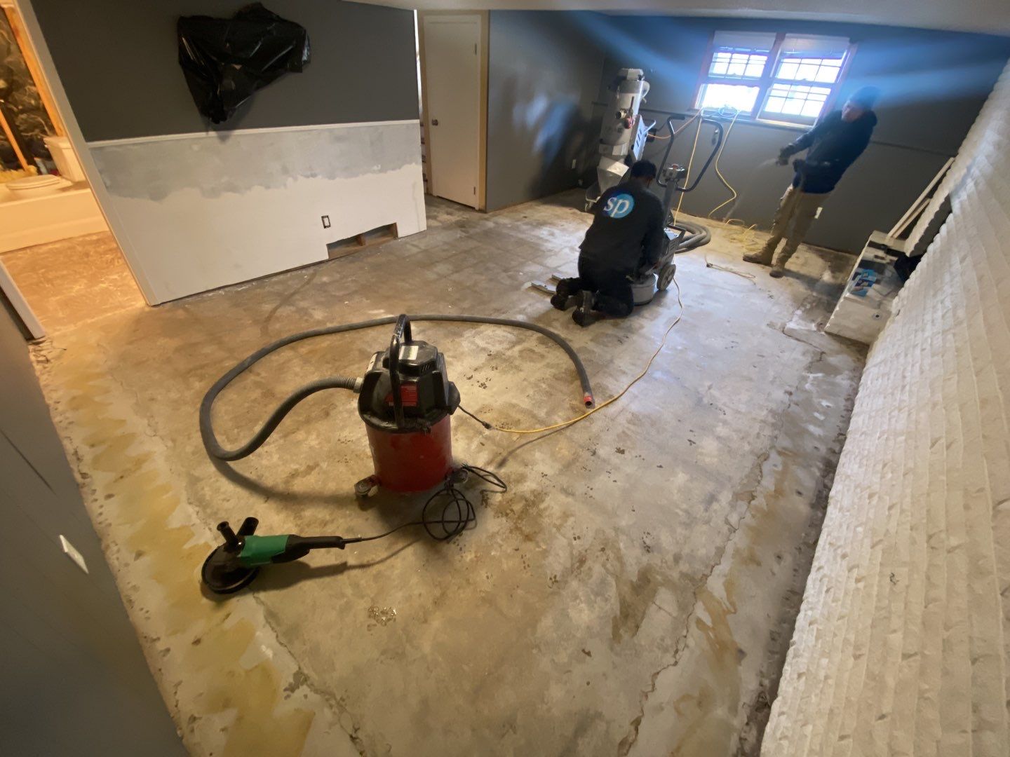 Basement using Silver Creek by Select Painting, Coatings & Garage Cabinets