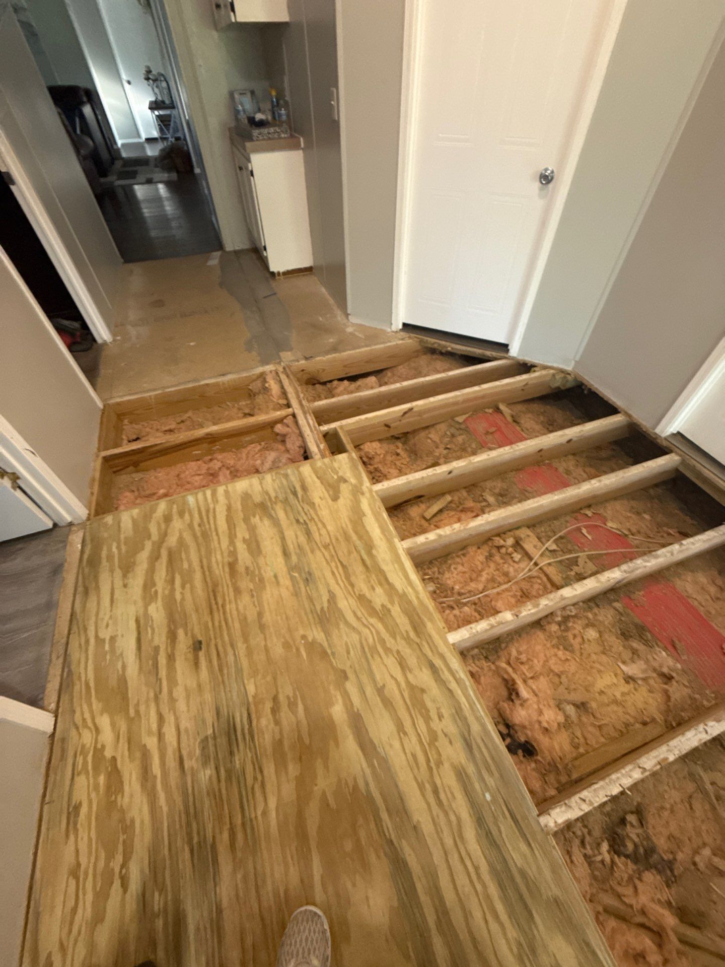 Subfloor Repairs With LVP Installation by Axtra Hand