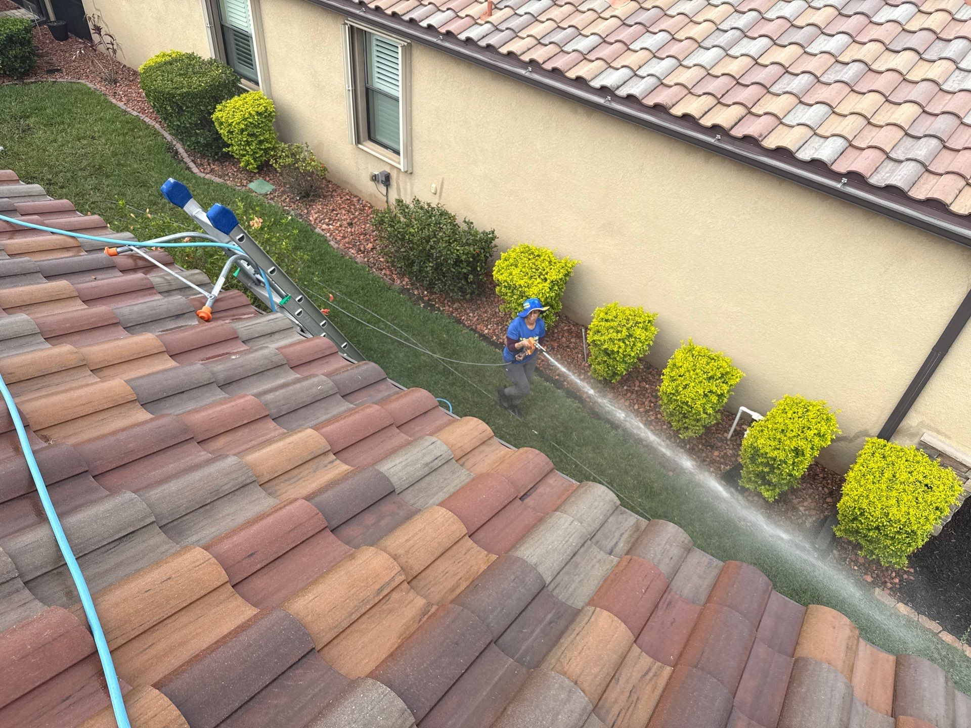 Paver Pool Deck, Driveway & Concrete Tile Roof Cleaning in River Strand, Bradenton, FL | Sunshine AquaWash by Sunshine AquaWash