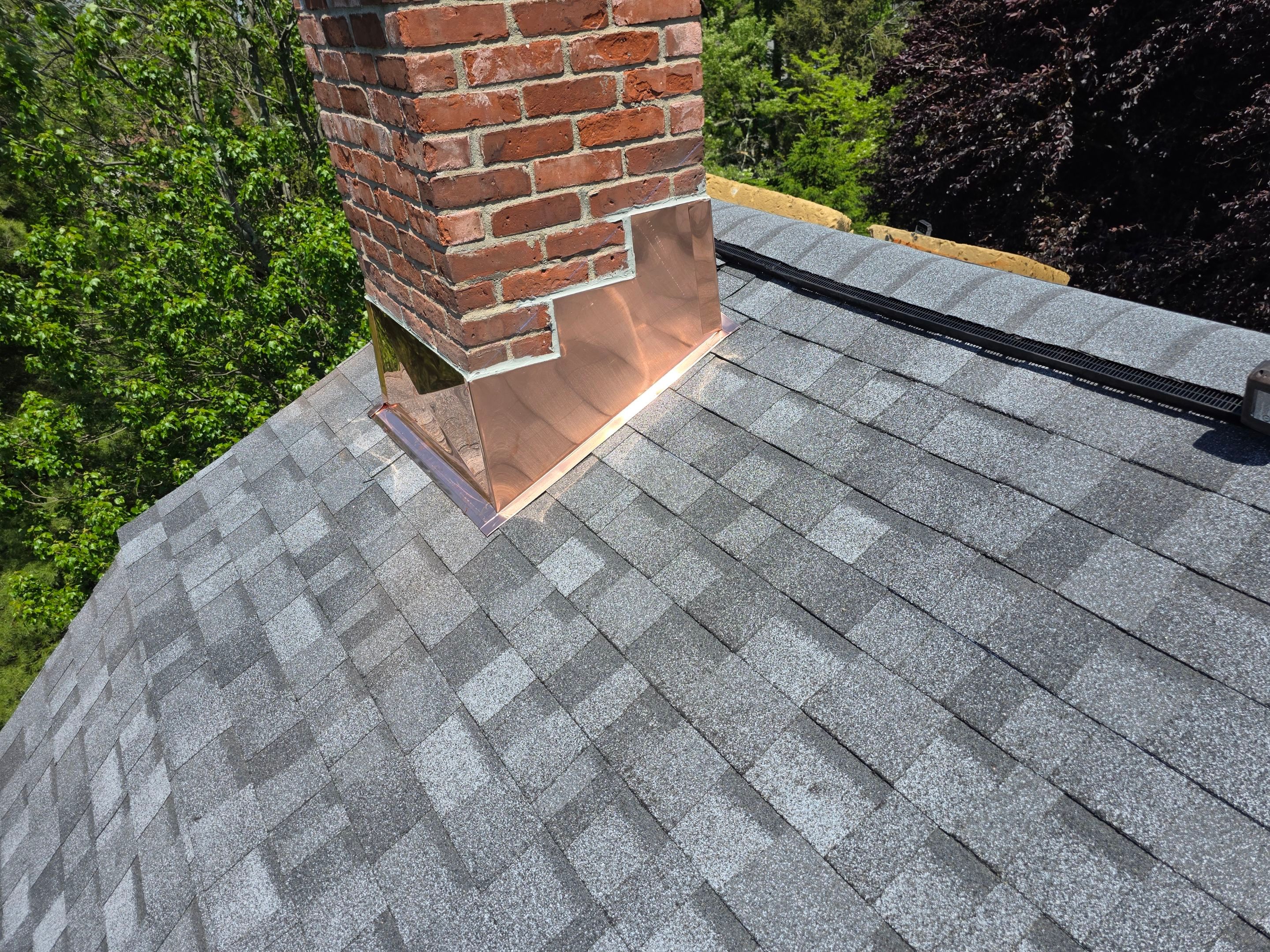 Owens Corning Duration: Slatestone Gray + Cedar Shingles + EPDM in Middletown by Golden Shield Roofing