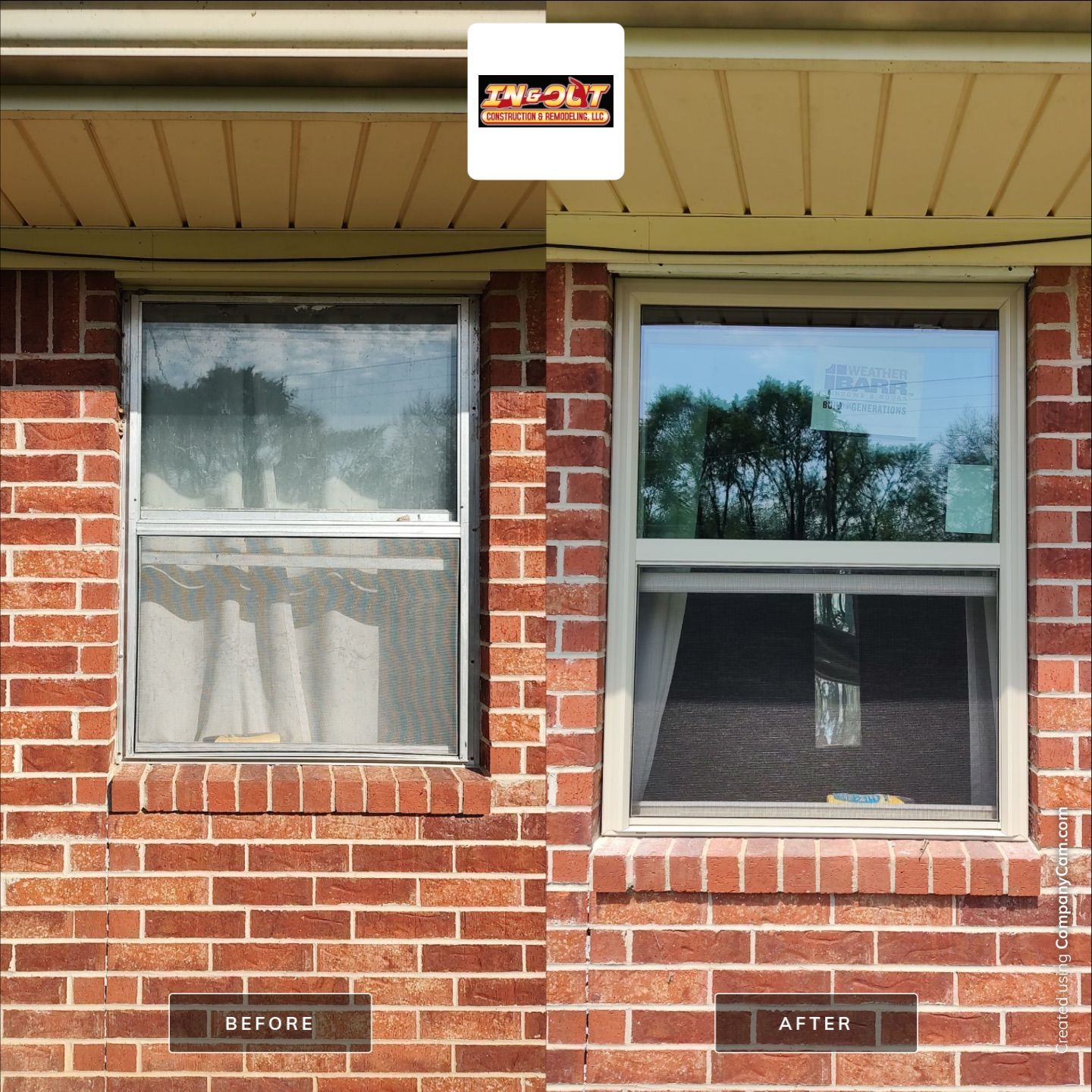 Window Installation using WeatherBarr Windows by In & Out Construction & Remodeling, LLC