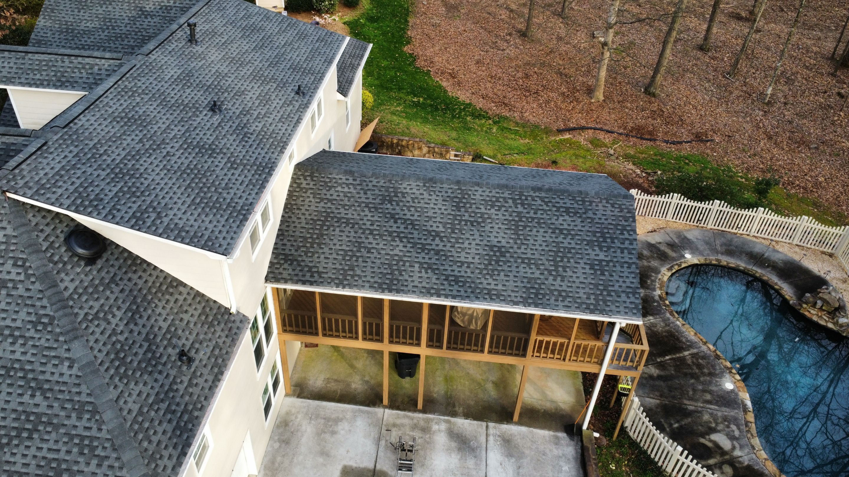 Powder Springs, GA Roof Replacement, GAF Timberline HDZ Charcoal by Reset Roofing