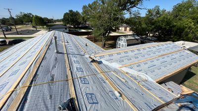 Residential Roofing Installation using PBR Metal Roof