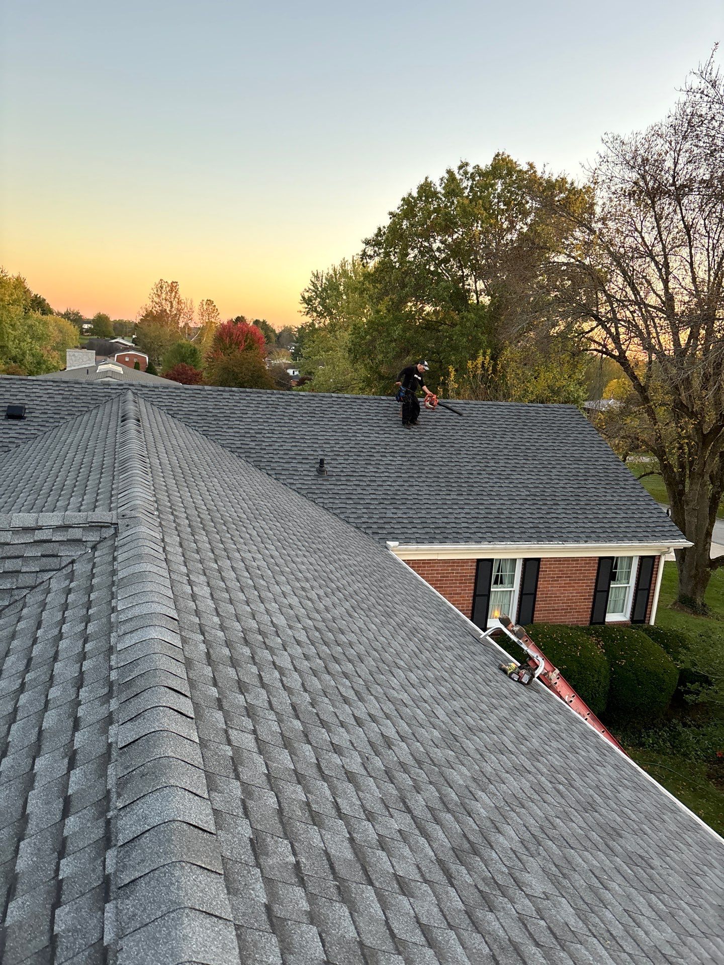 Residential Roofing Installation using Timberline UHDZ Shingles - Pewter Gray by RoofX 