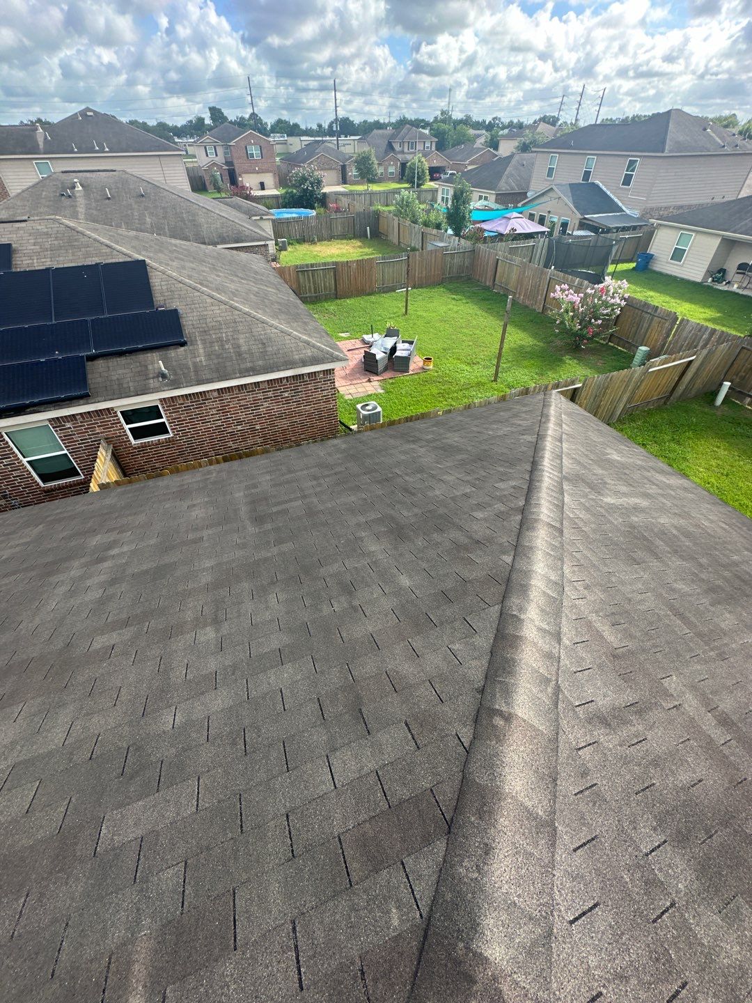 Residential Roofing Installation using Owen's Corning Duration (Lifetime) Shingles by Roof Repair Company