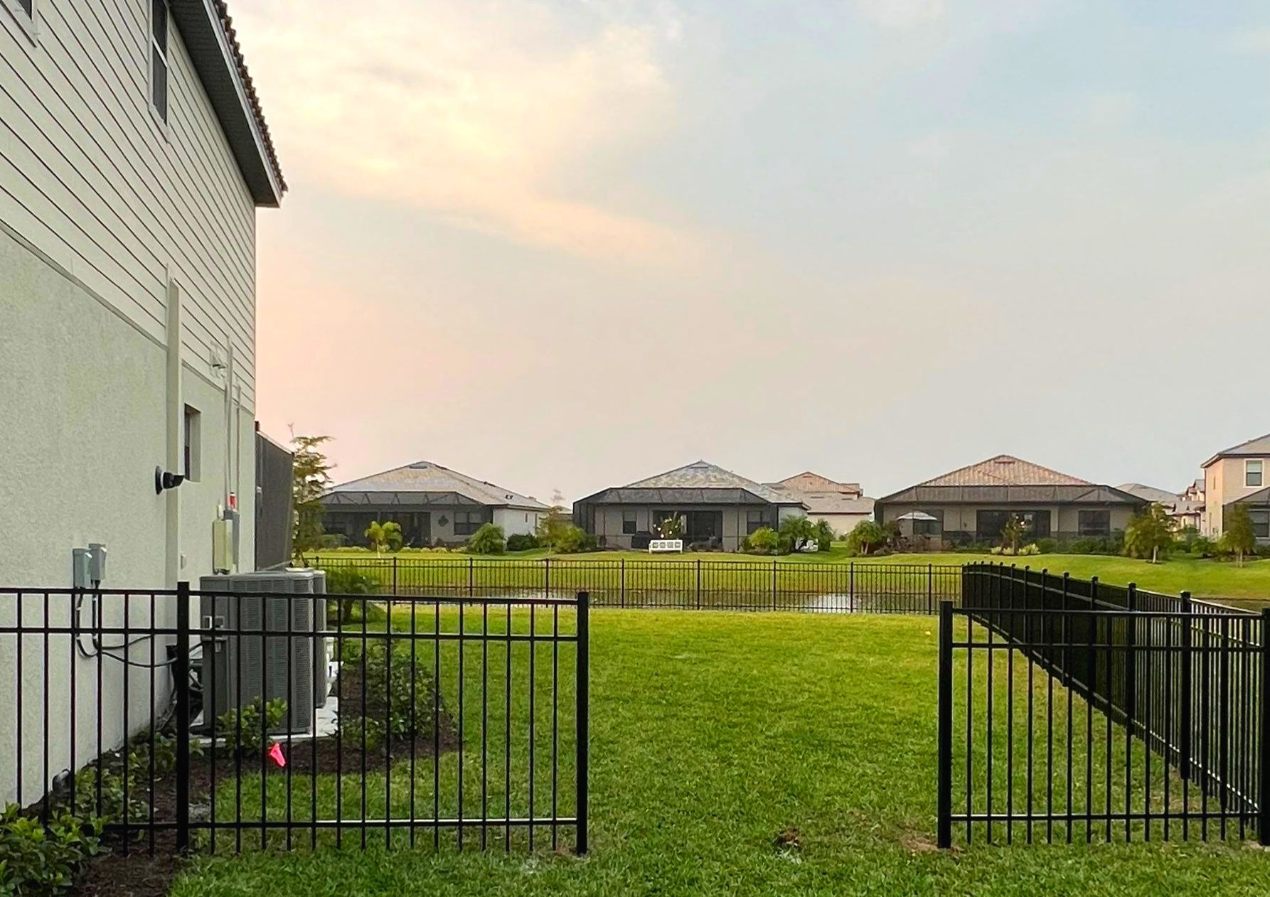 Aluminum Fence Installation using Black 3 Rail Aluminum Fence by Asap fence and gates, LLC