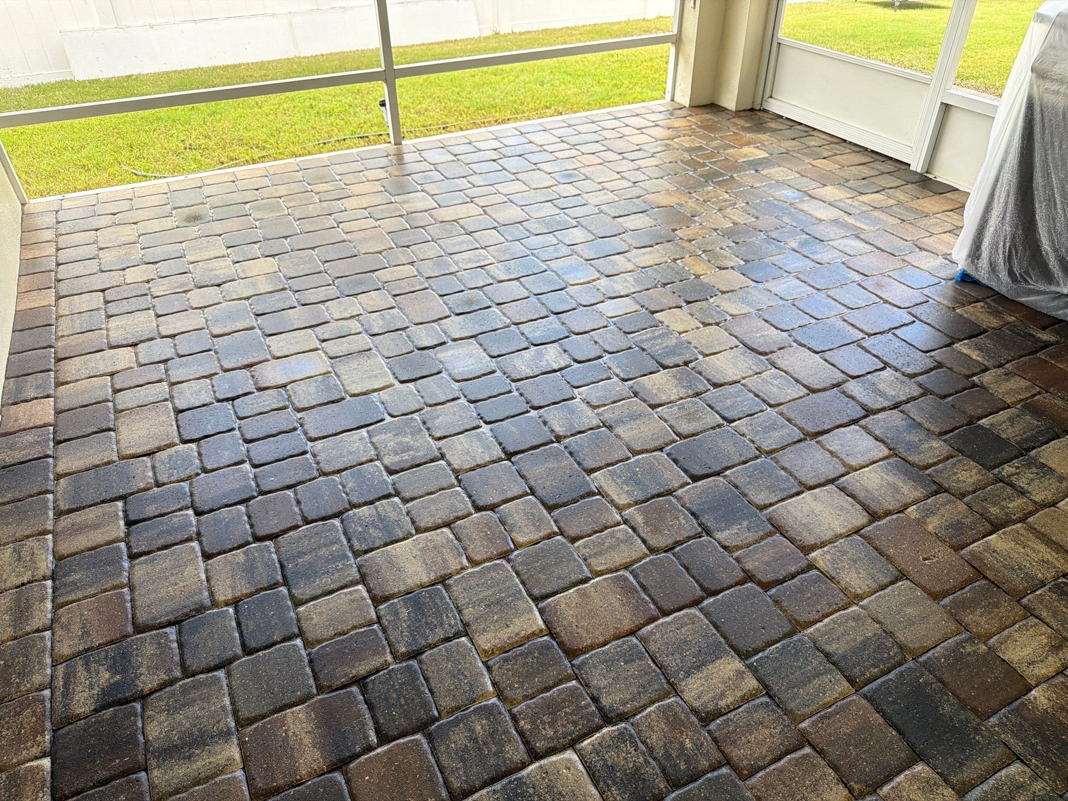 Paver Restoration Stripping and Sealing for Apollo Beach Patio and Porch by Supreme Paver Experts