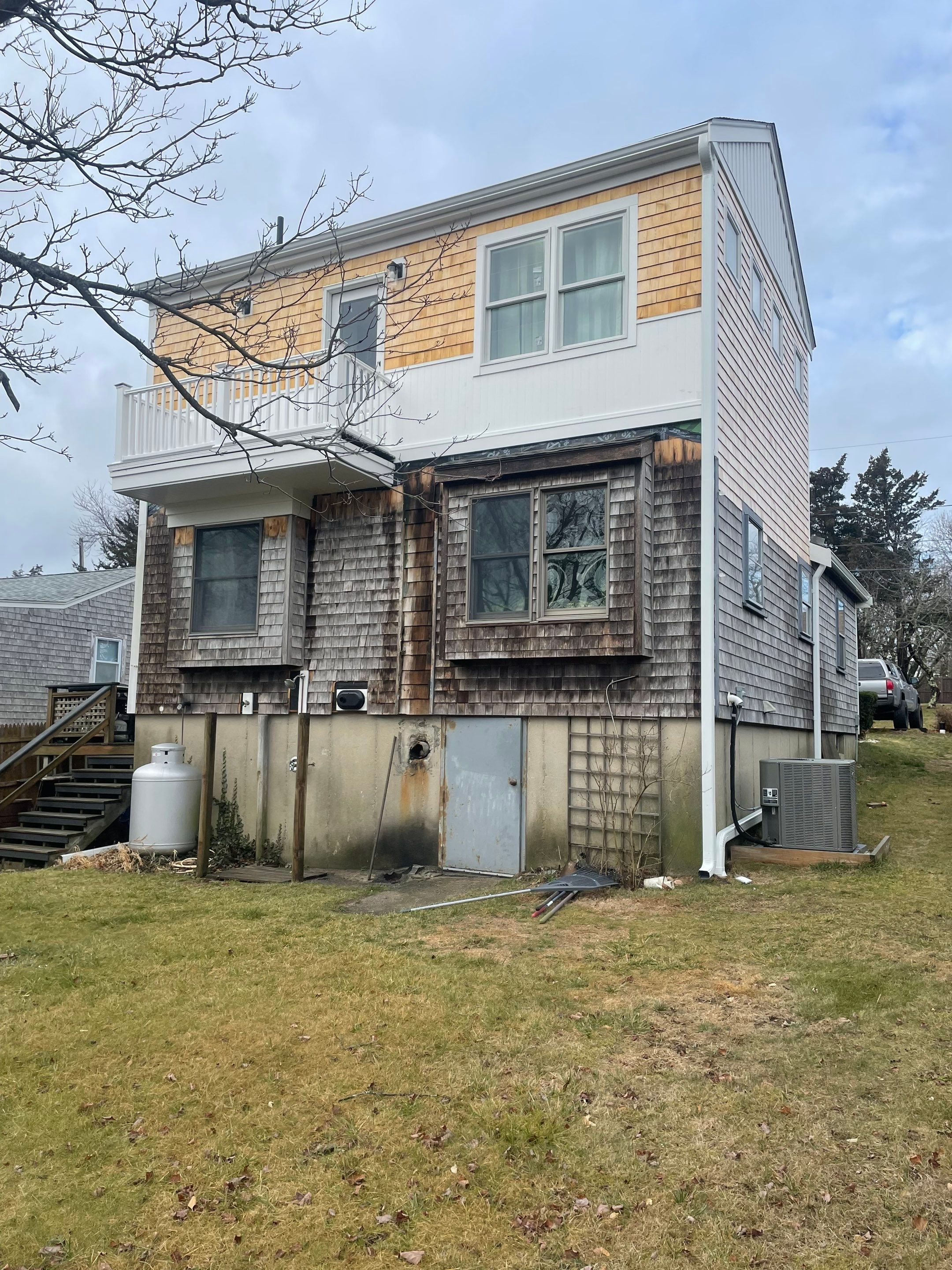 Gutter Installation using 5" K-Style Aluminum Gutter in Plymouth, MA. by Gutter Pro Enterprises