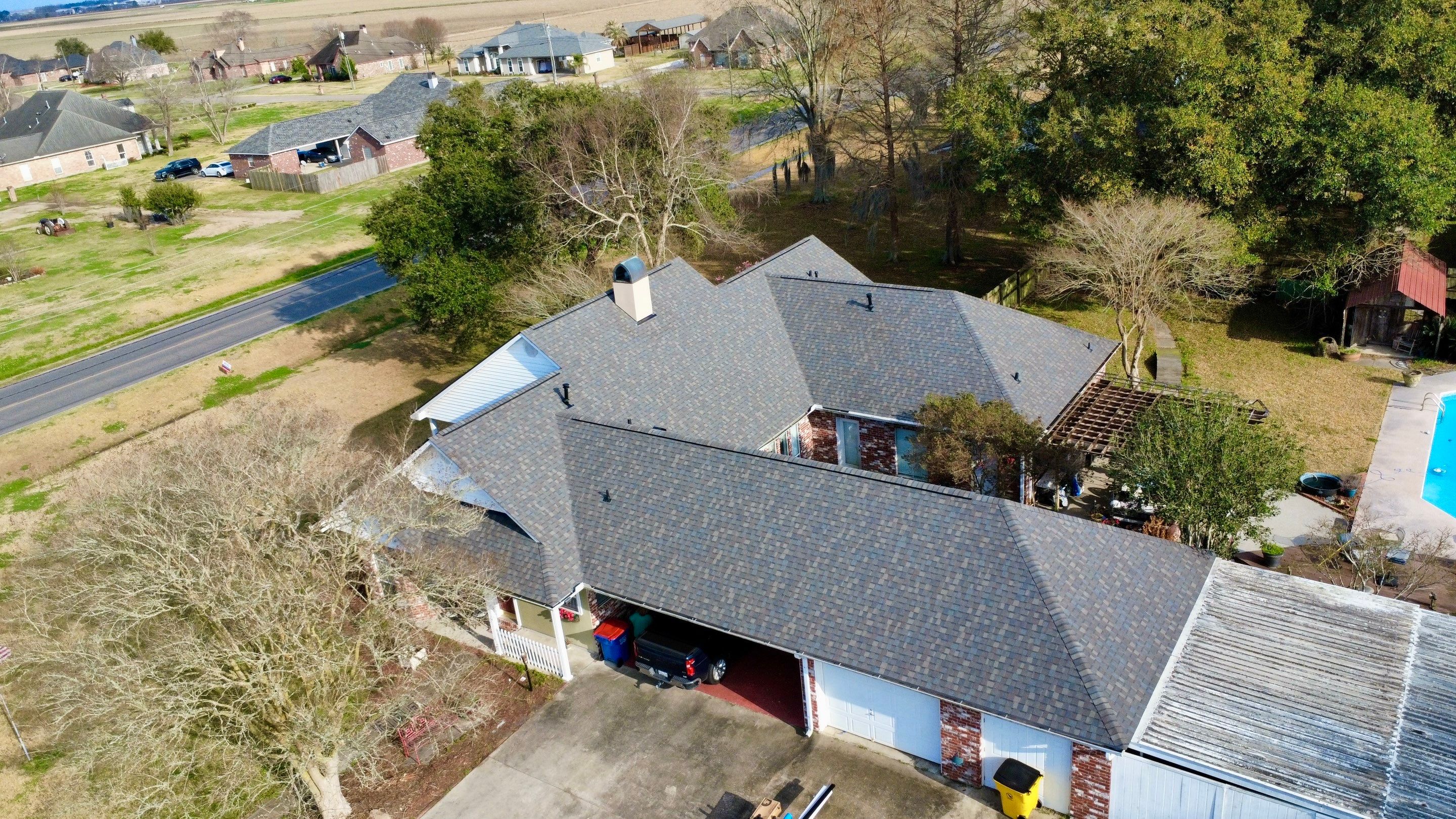 Residential Roofing Installation using Certainteed Landmark Driftwood by Top Team Roofing & Construction