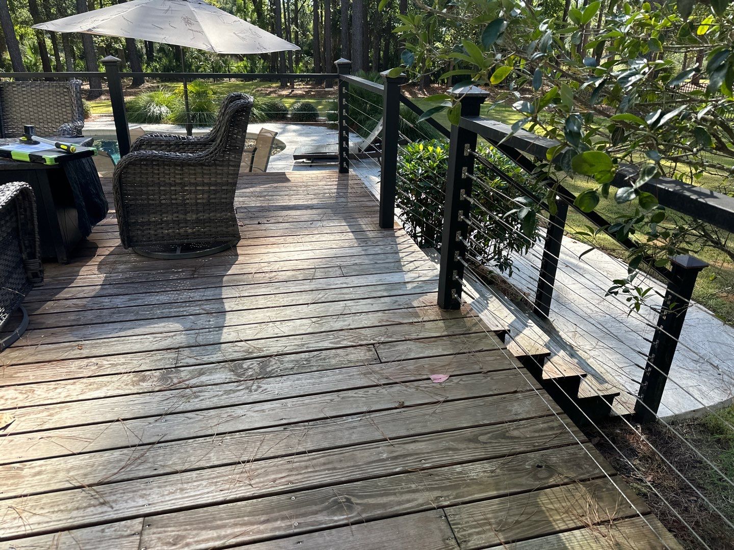 Weathered Deck using Wood Sealant by DuraSeal