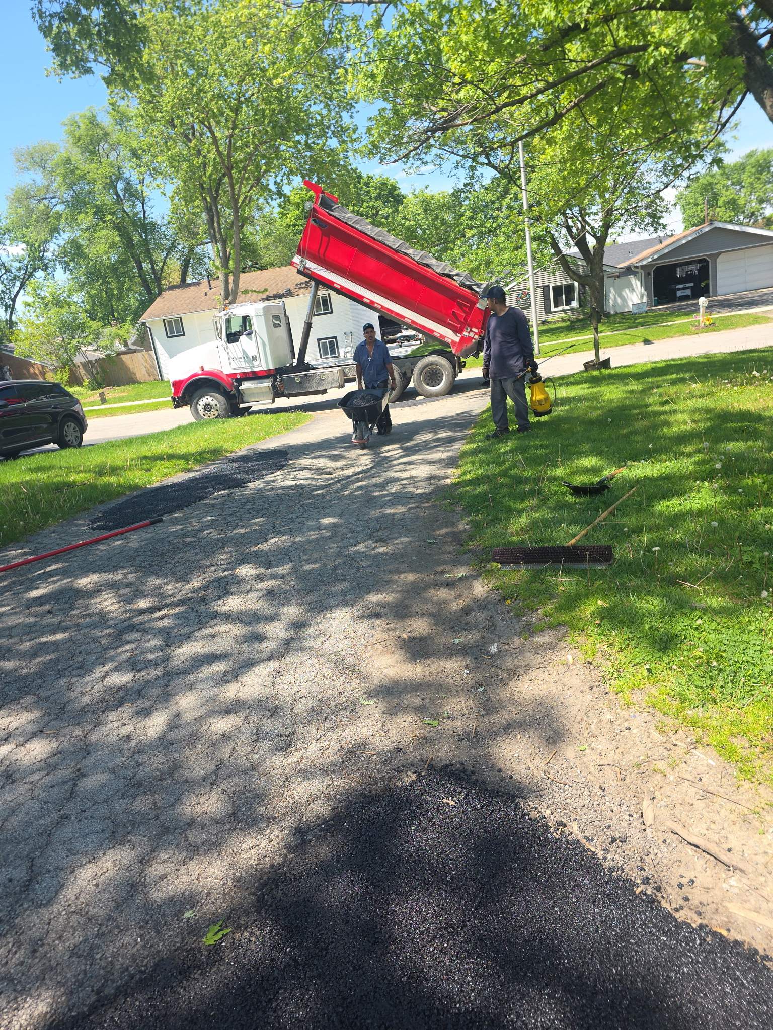 Temporary Asphalt Repair & Sealcoating by PaveRight Concrete&Asphalt LLC