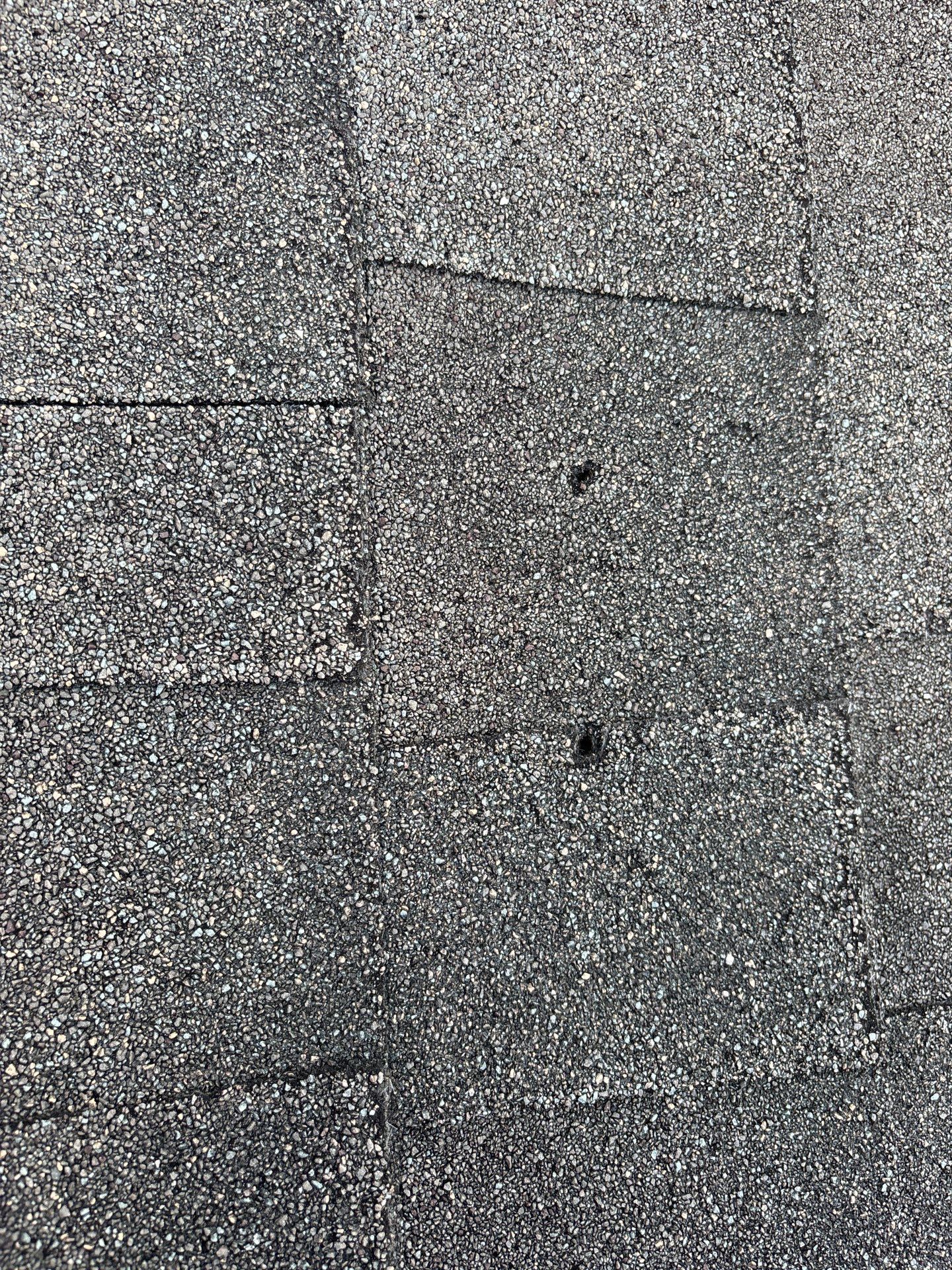 Hail Damage using Owen's Corning Duration (Lifetime) Shingles by Roof Repair Company