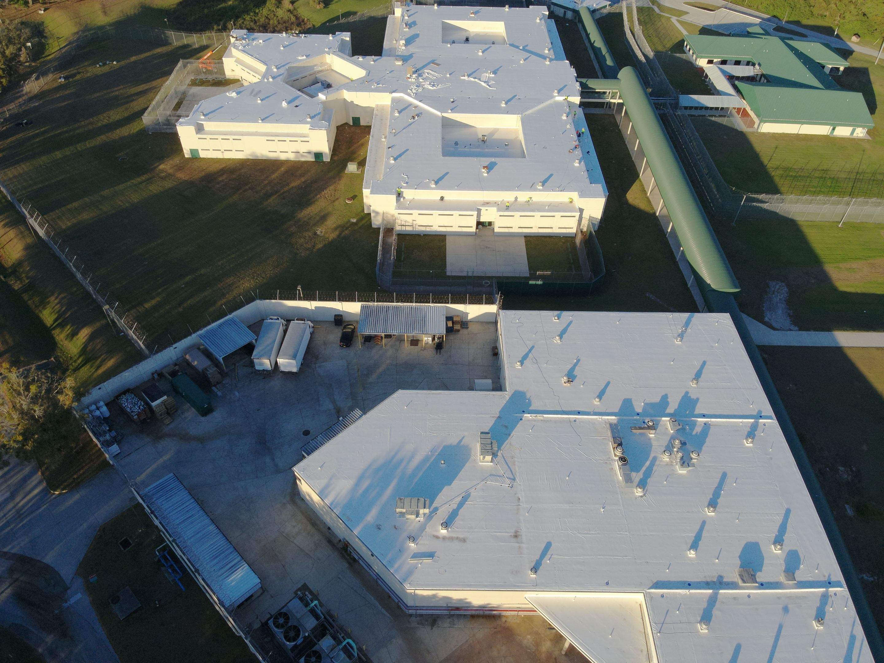 Polk County Jail - Roof Replacement by 1st Class Roofing, Inc.