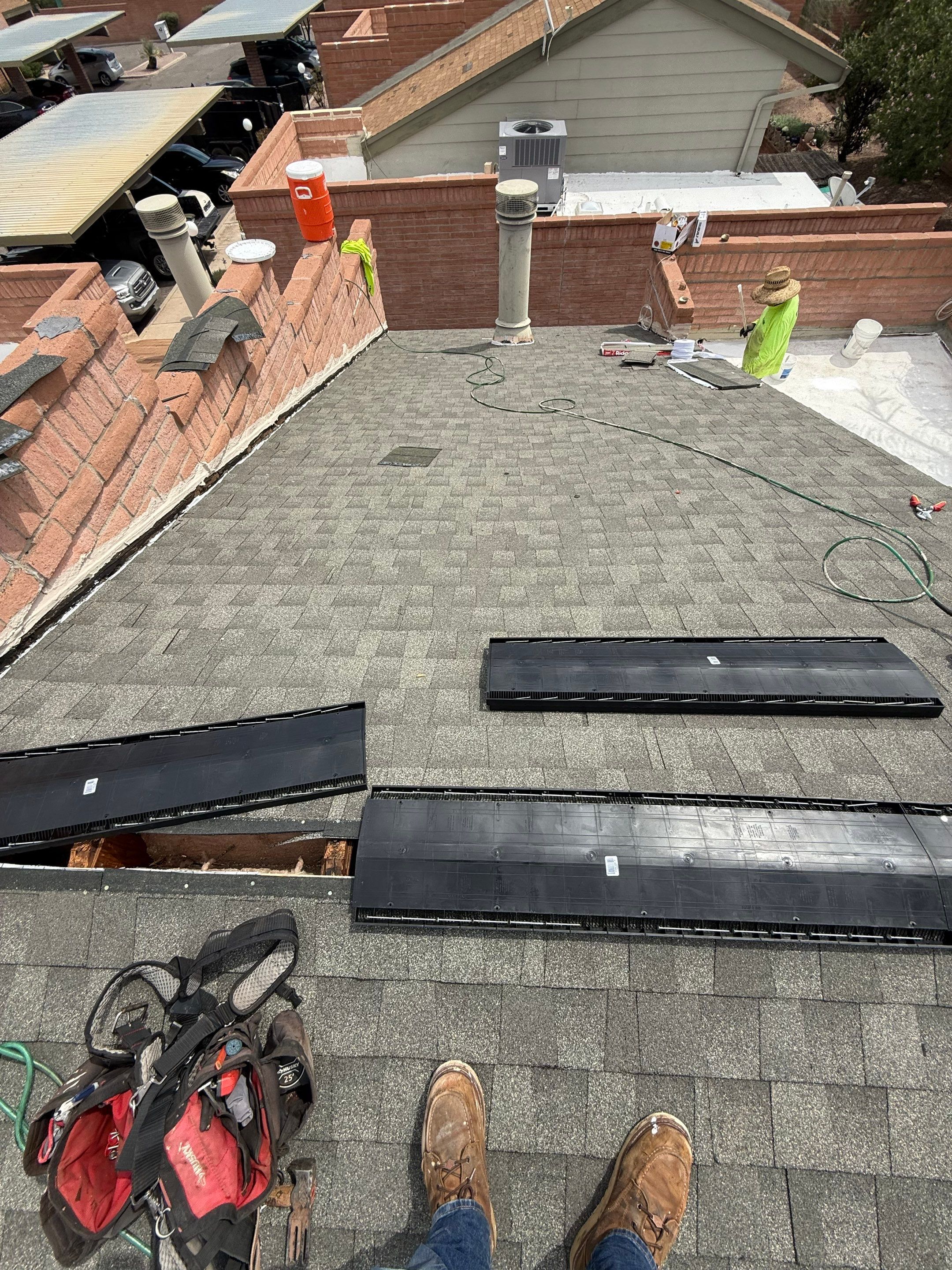 Shingle Roof Replacement and Low Slope Coating in Tucson by West Coast Roofing AZ