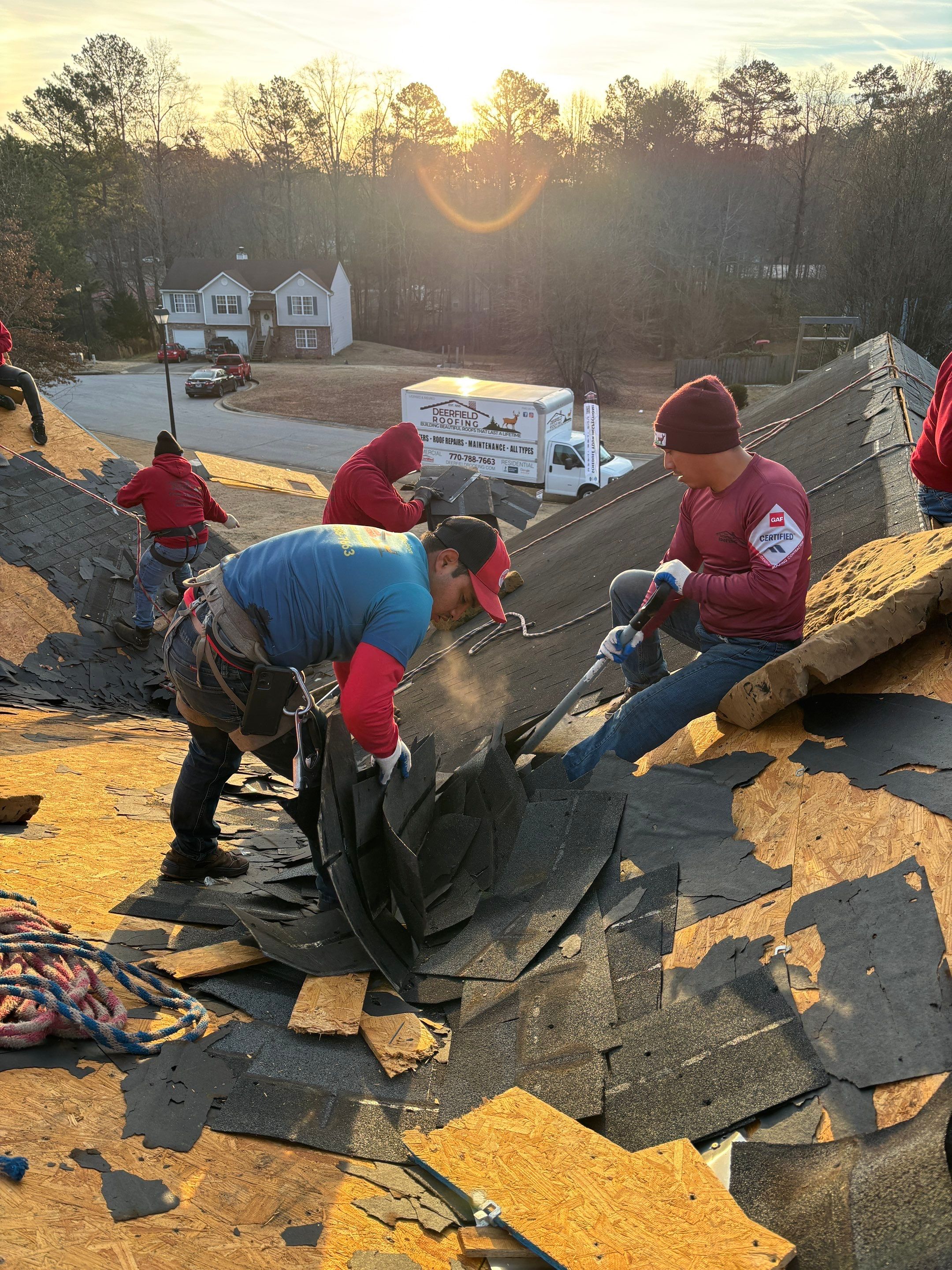 Roof replacement  by Deerfield Roofing LLC