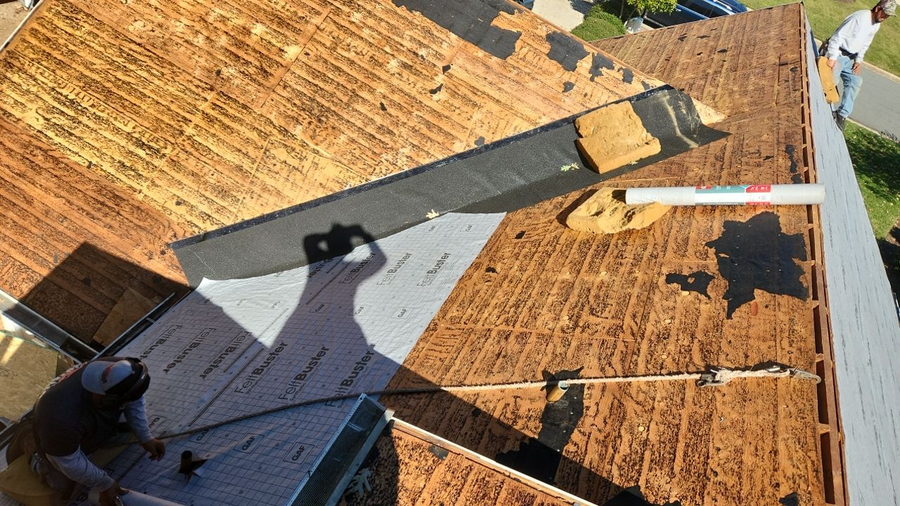 New Roof and 6 inch Gutters by Just In Time Roofing and Restoration