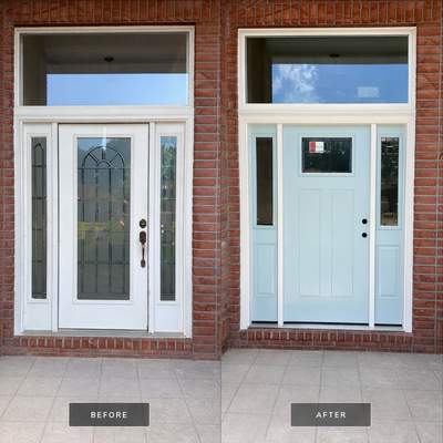 Painted Front Entry Door