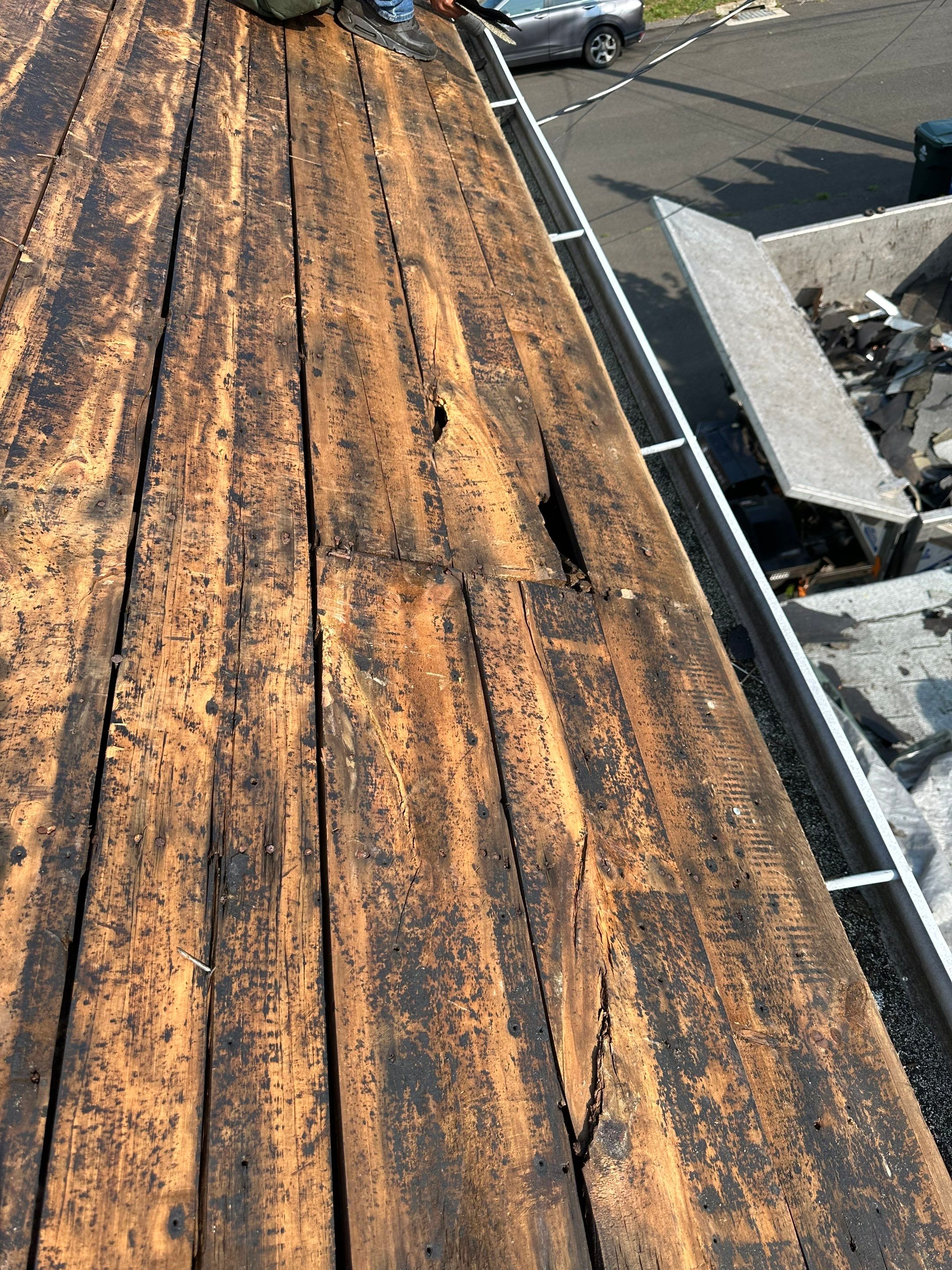 Commercial Roofing Installation using Owens Corning TruDefinition  Midnight Plum by A Plus Exterior