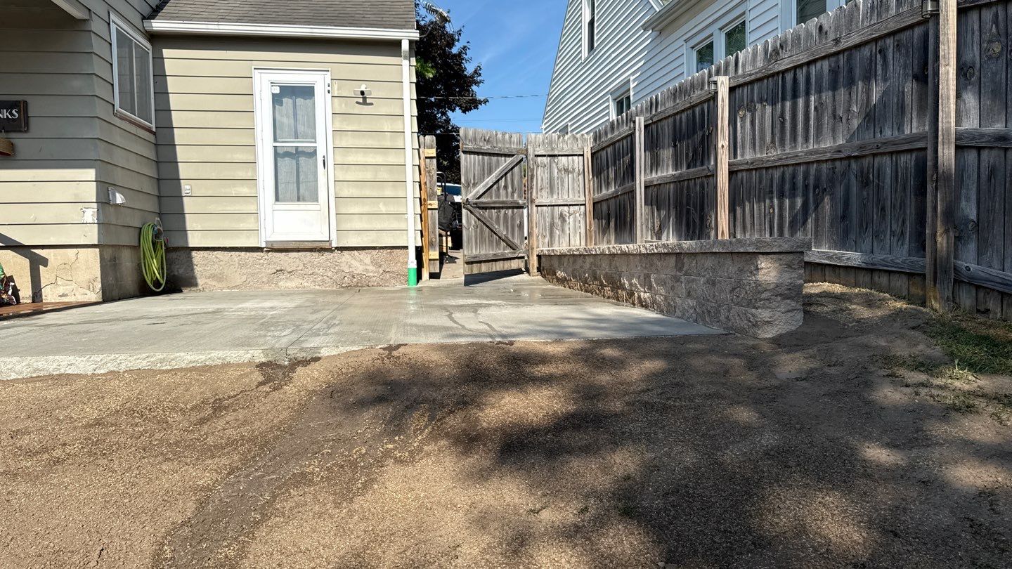 Broom Finish Patio  by NG Masonry & Construction LLC