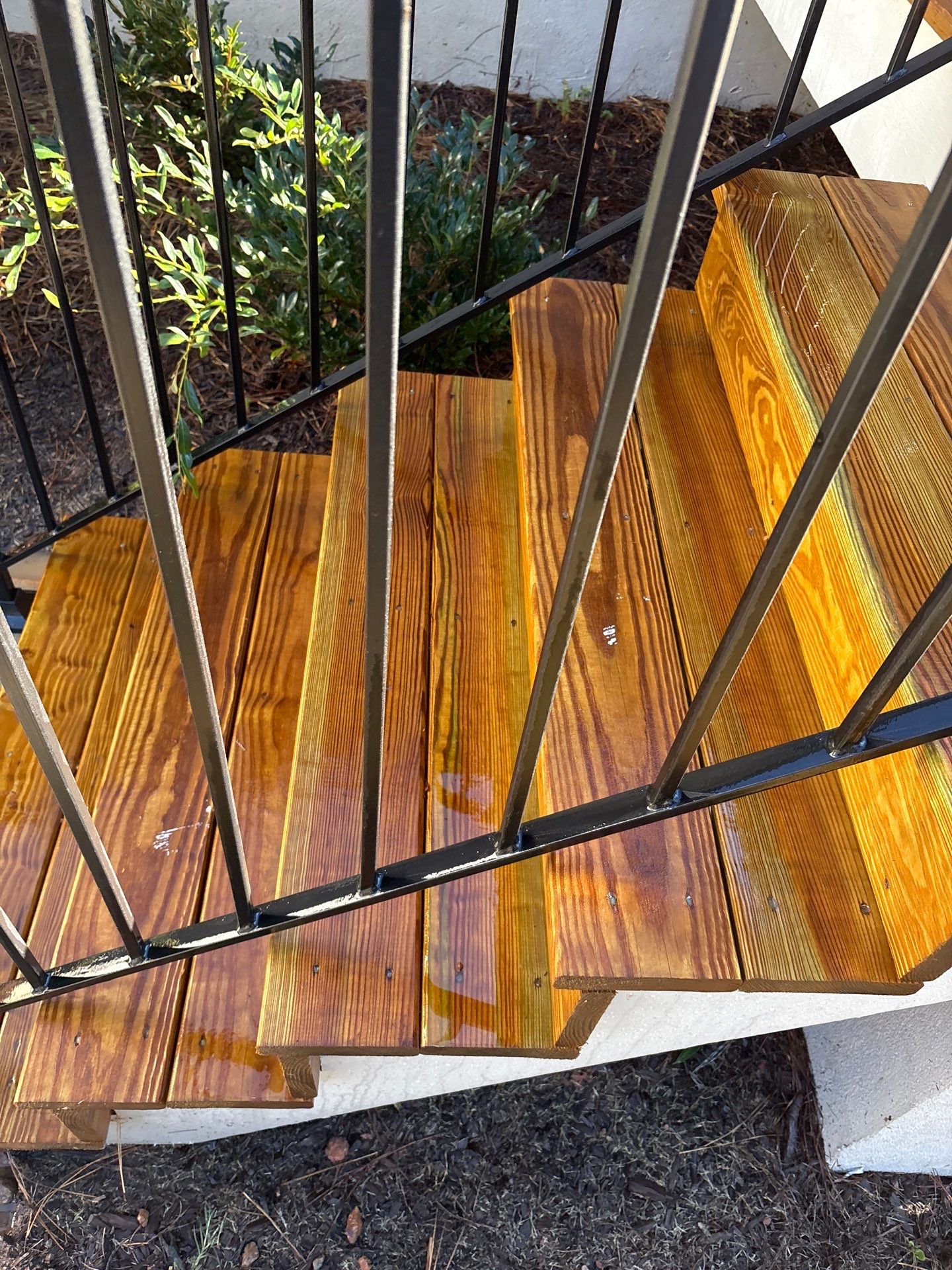 Wood Deck and Concrete using Wood and Concrete Sealant by DuraSeal