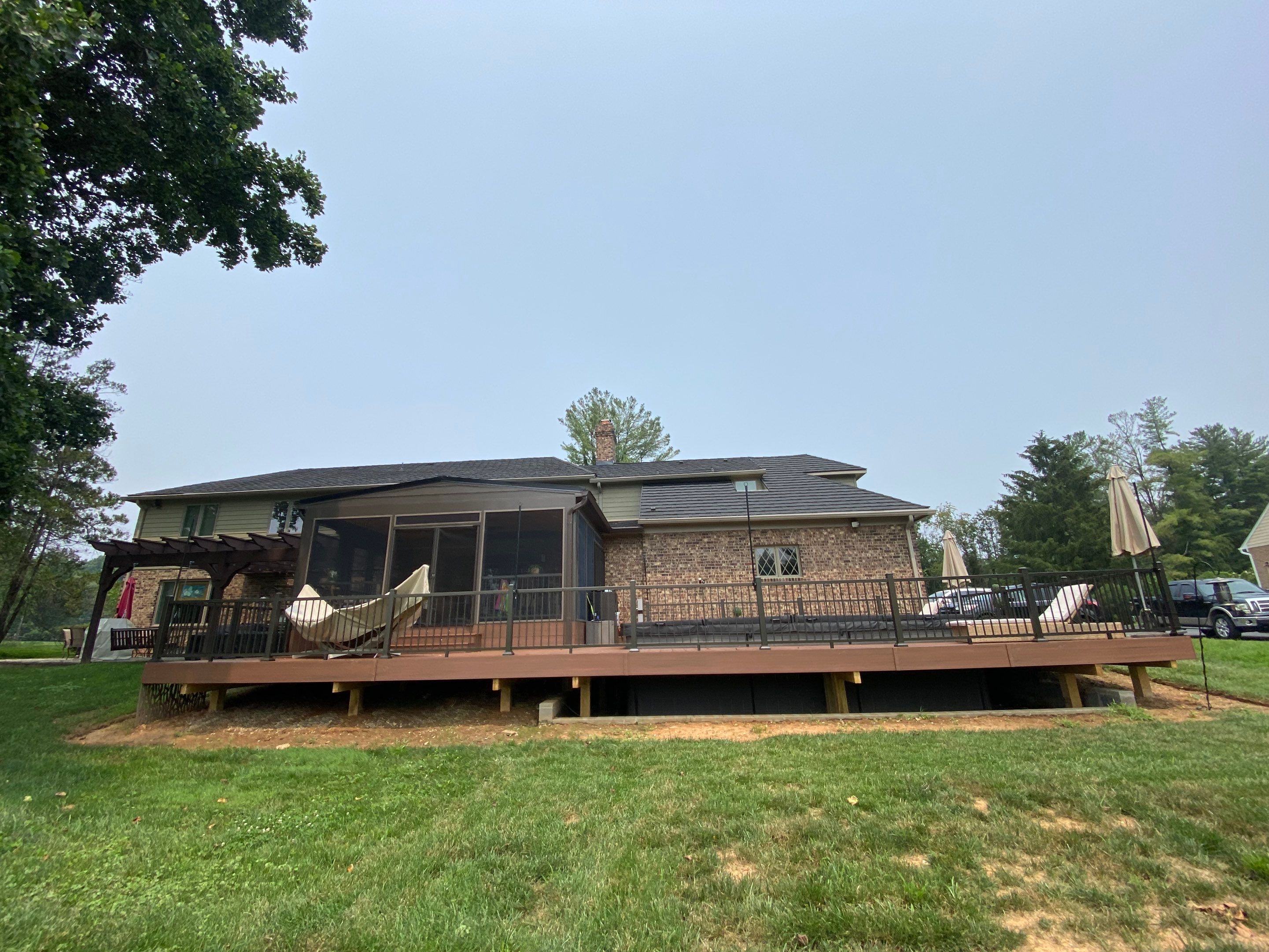 Deck/Screen porch Transformation using Timbertech by The Smet Companies, LLC