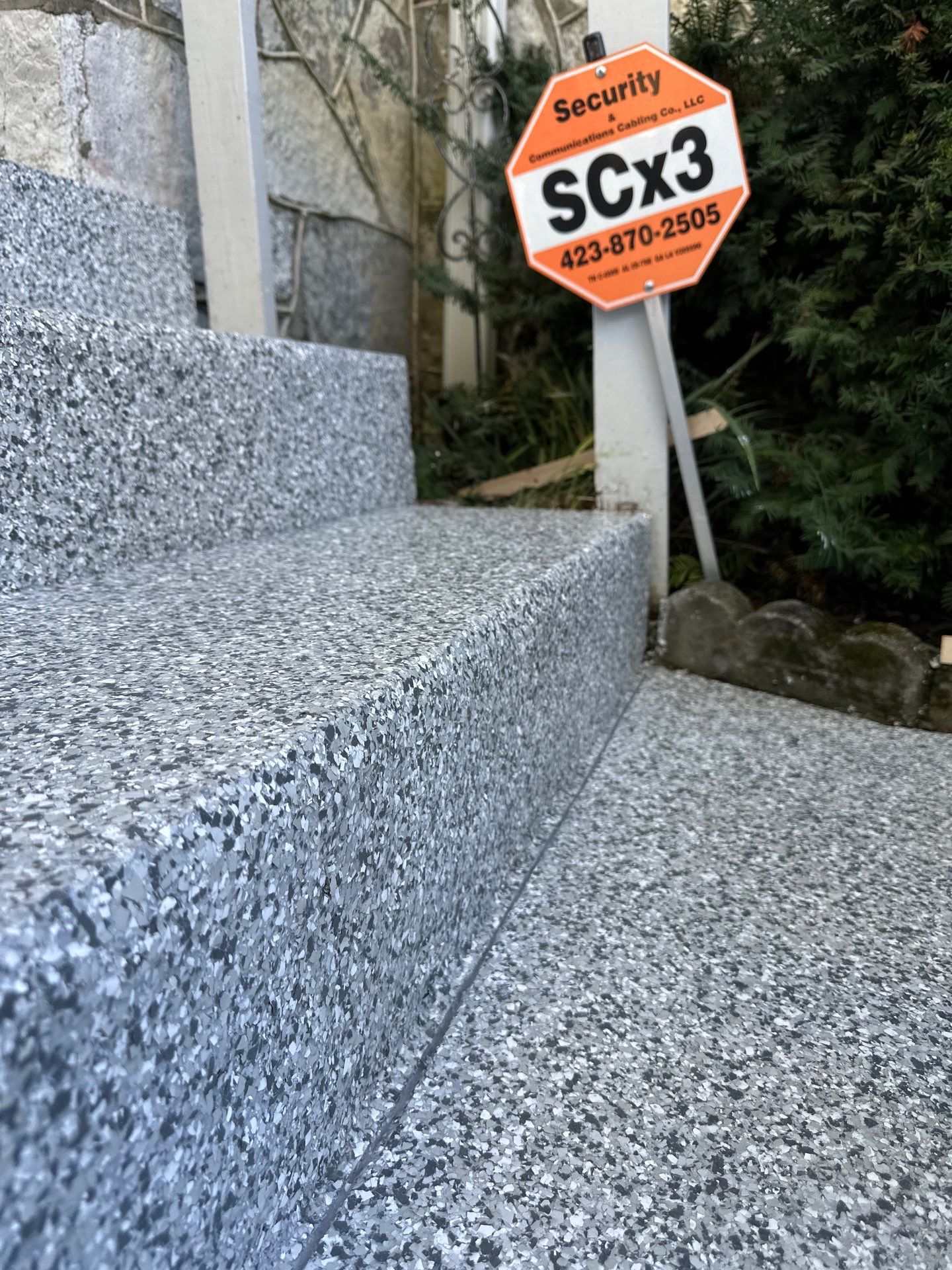 Front Porch using Gravel by Elite Floor Solutions