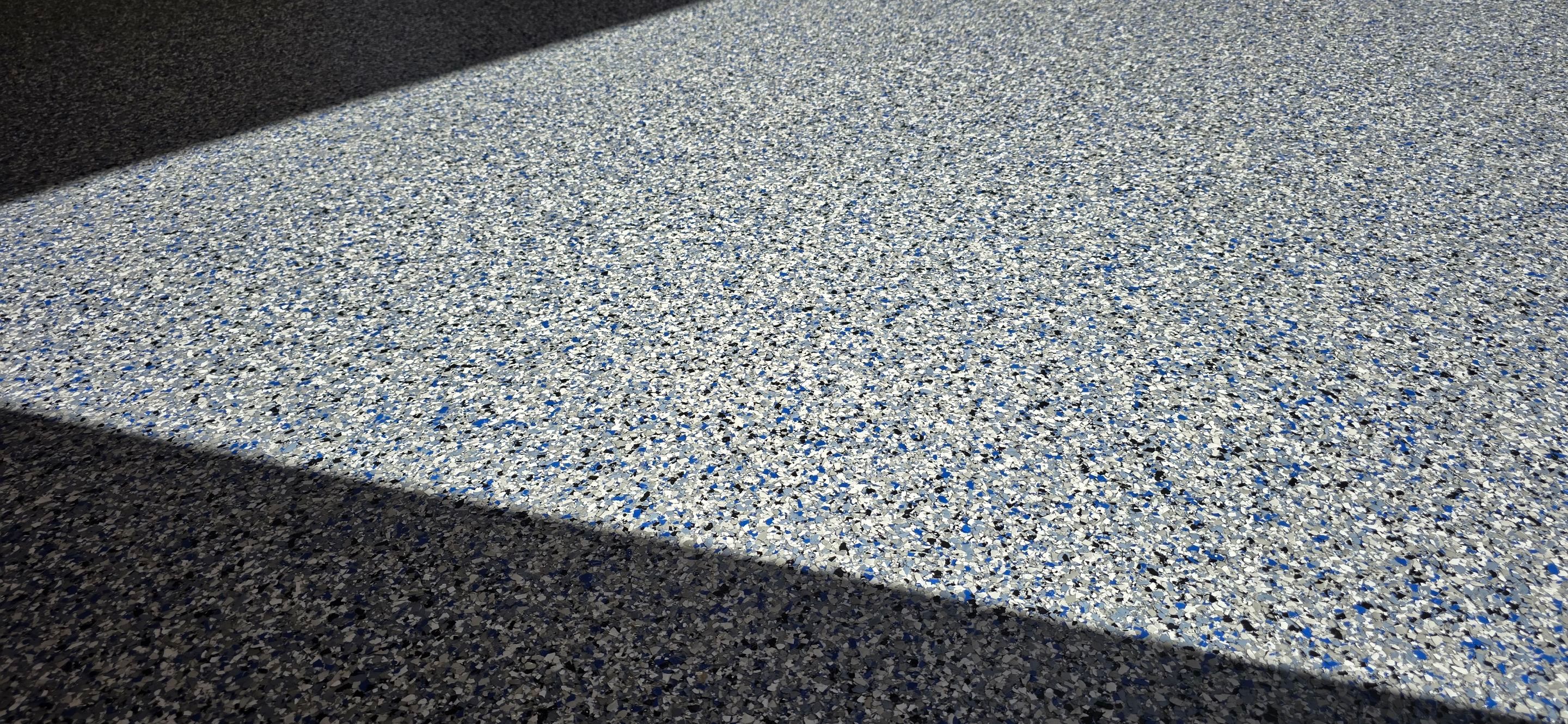 Garage using Tidal Wave by Elite Floor Solutions