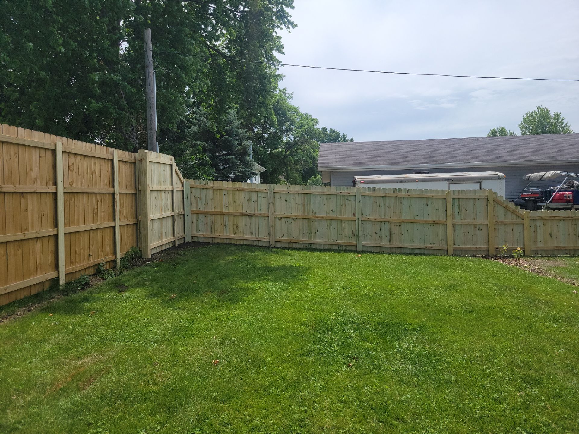 Project in Cedar Falls by Perfect Picket Fence and Stain