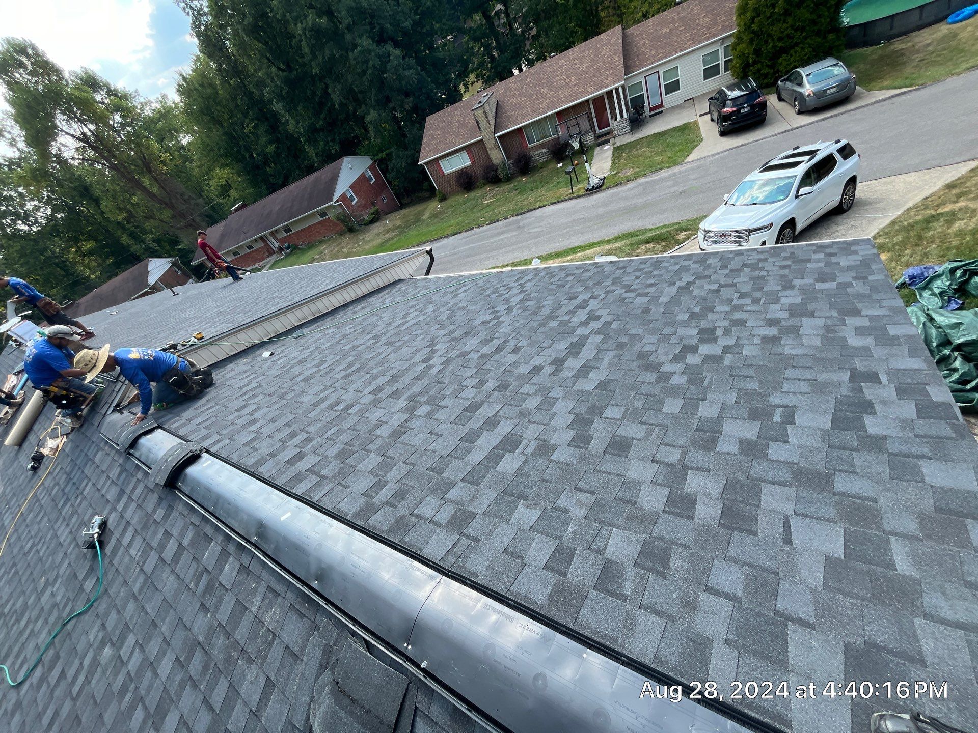Residential Roofing Installation using Certainteed Landmark Pro Shingles by Fahey Roofing + Contracting