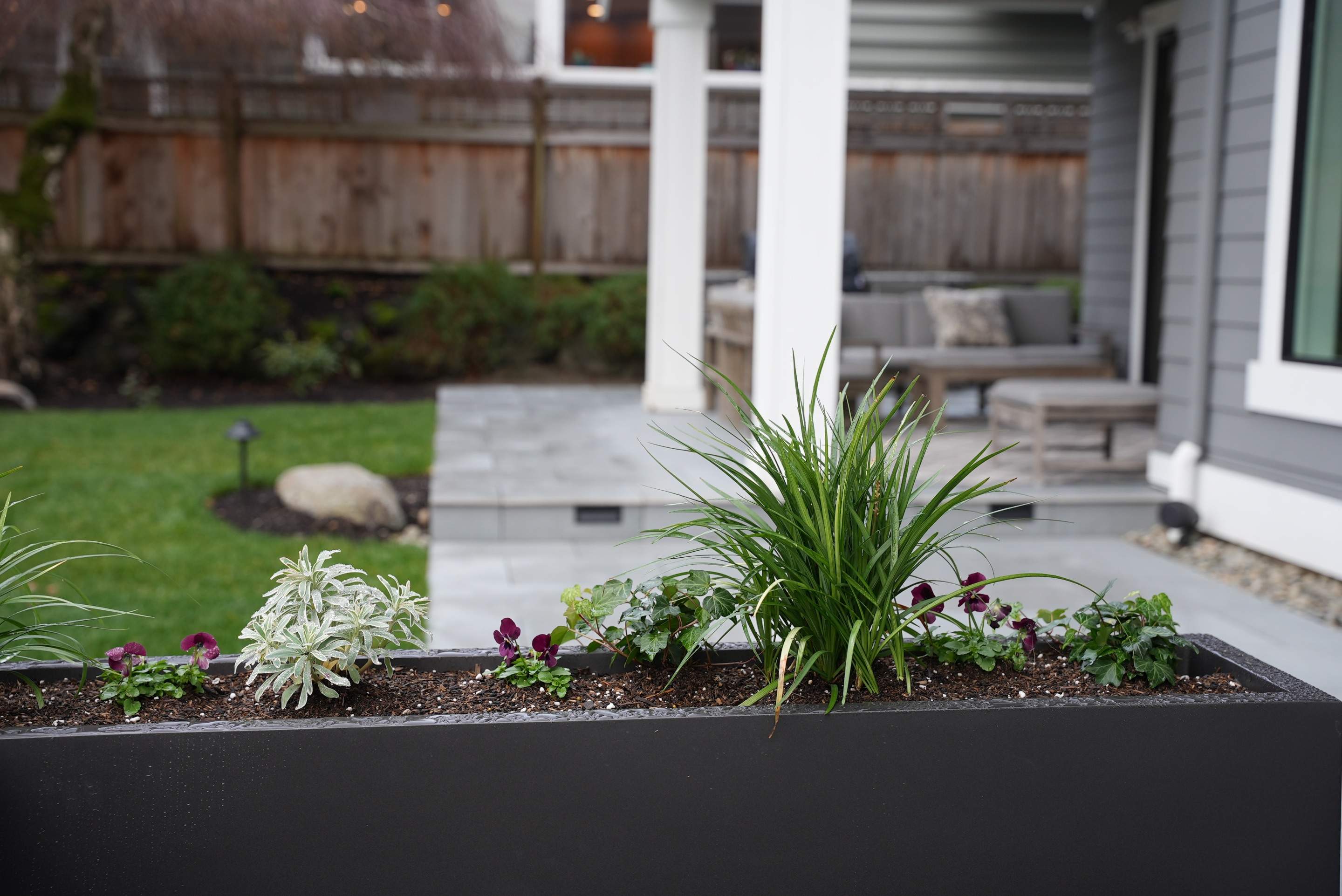 Hardscaping Back Patio Landscape Project  by Jireh Asphalt & Concrete Inc 