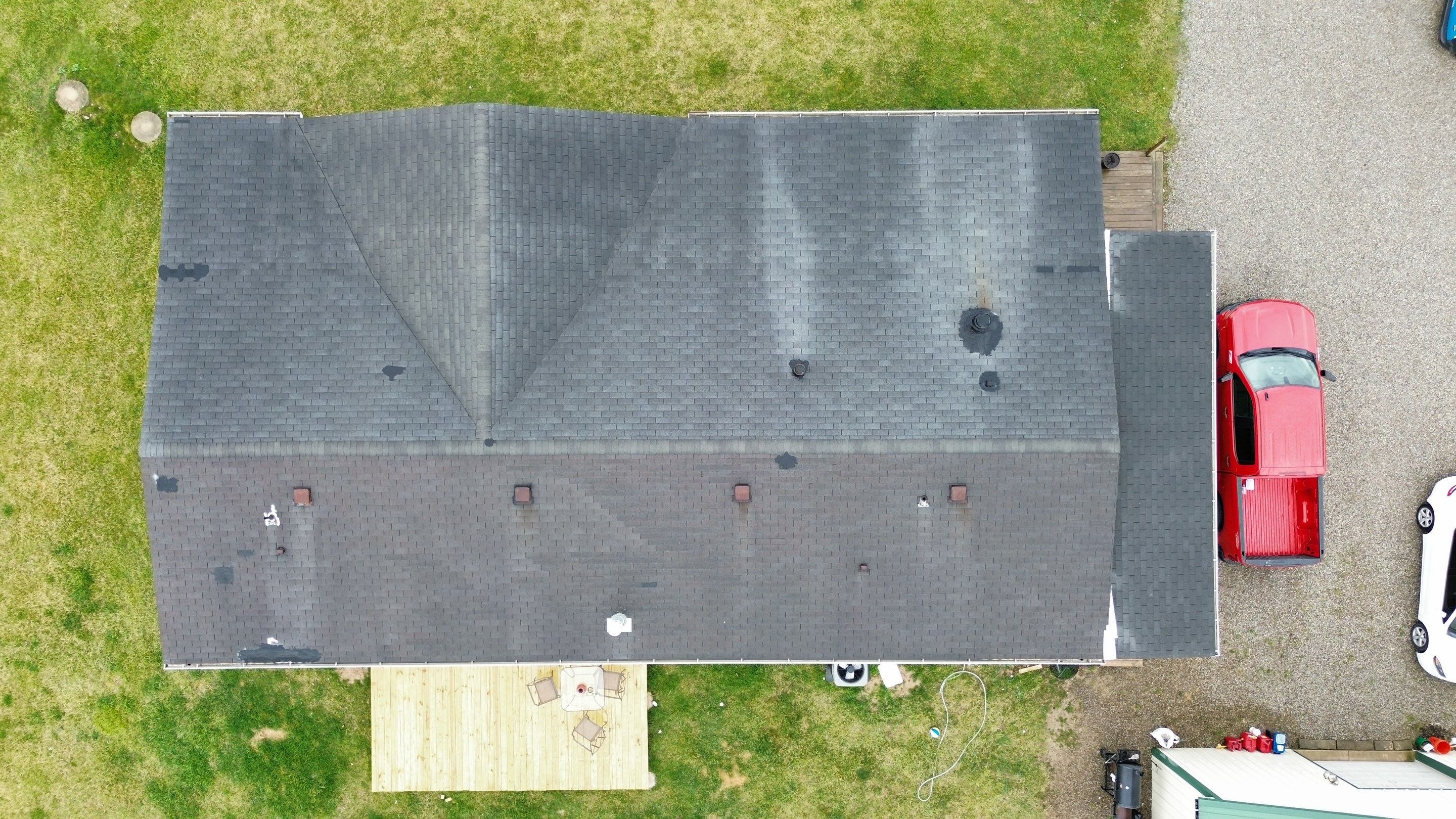 Residential Roofing Installation using Performance Panel Metal - Crinkle Bronze by RoofX 