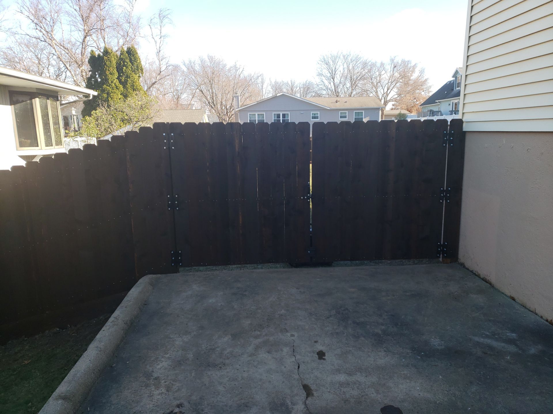Project in Cedar Falls by Perfect Picket Fence and Stain