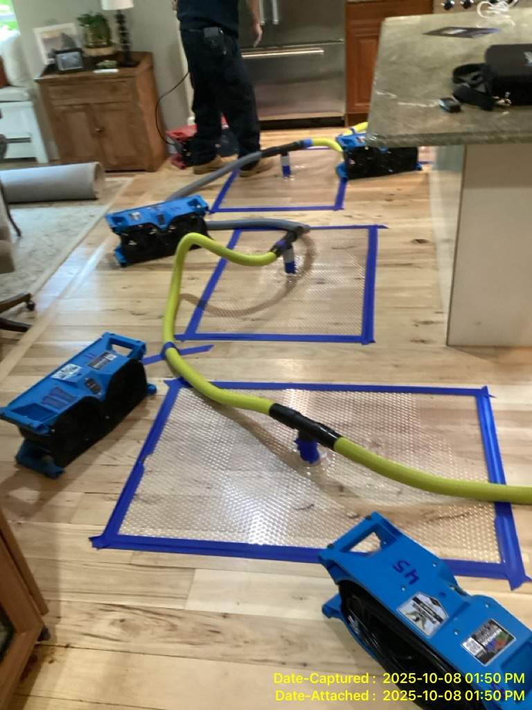 Water Damage in Kitchen by Newhouse Restoration