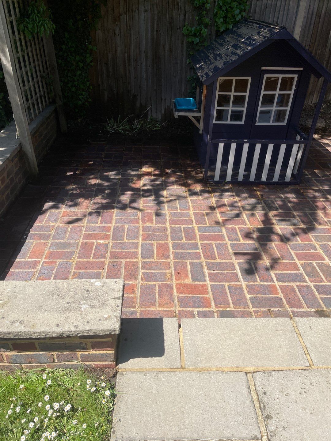 Driveway And Patio Clean using honda 21 ltr/min by Ges Exterior Cleaning ltd