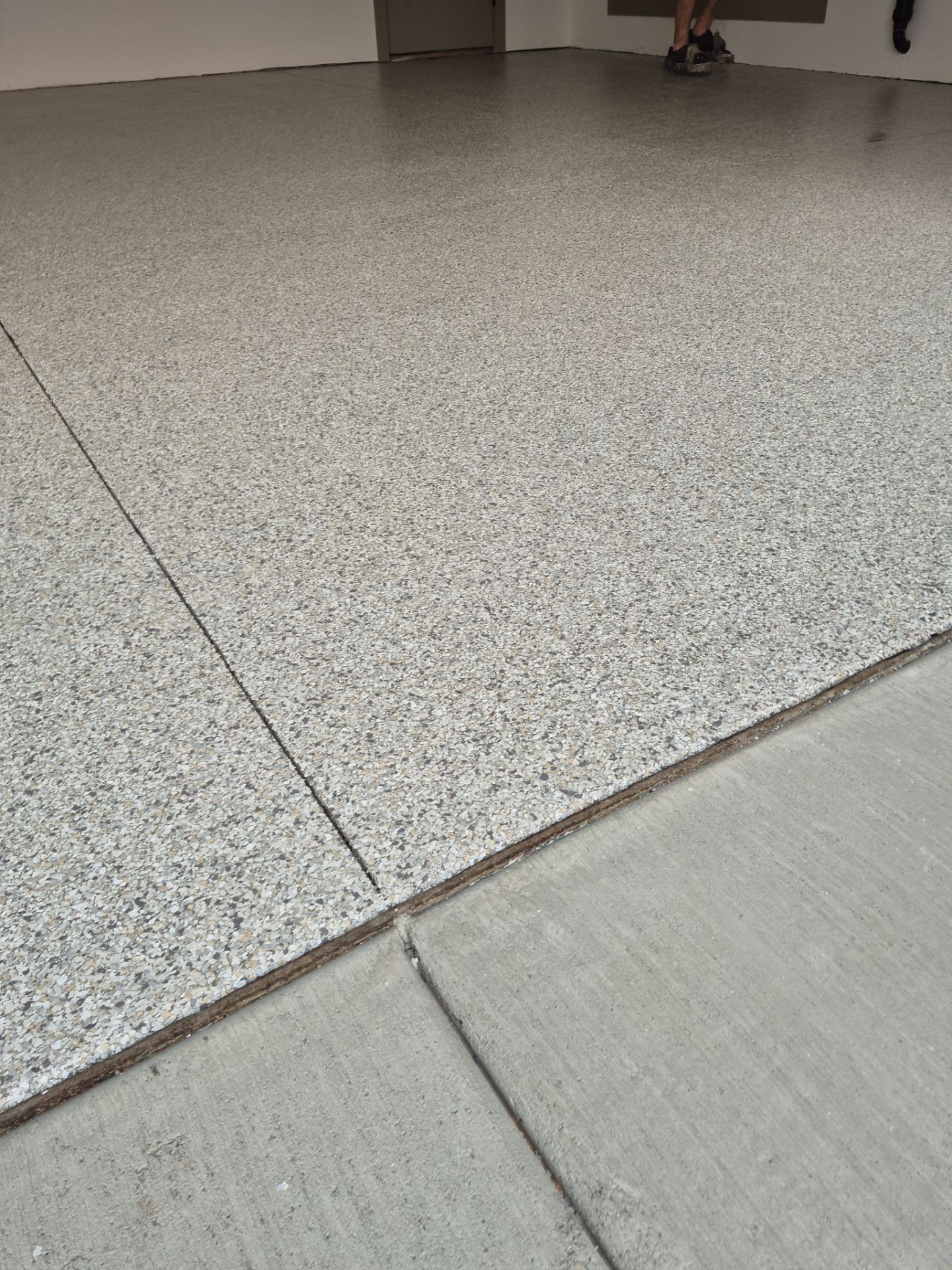 Garage Transformation using Mt Everest by Croc Coatings, LLC