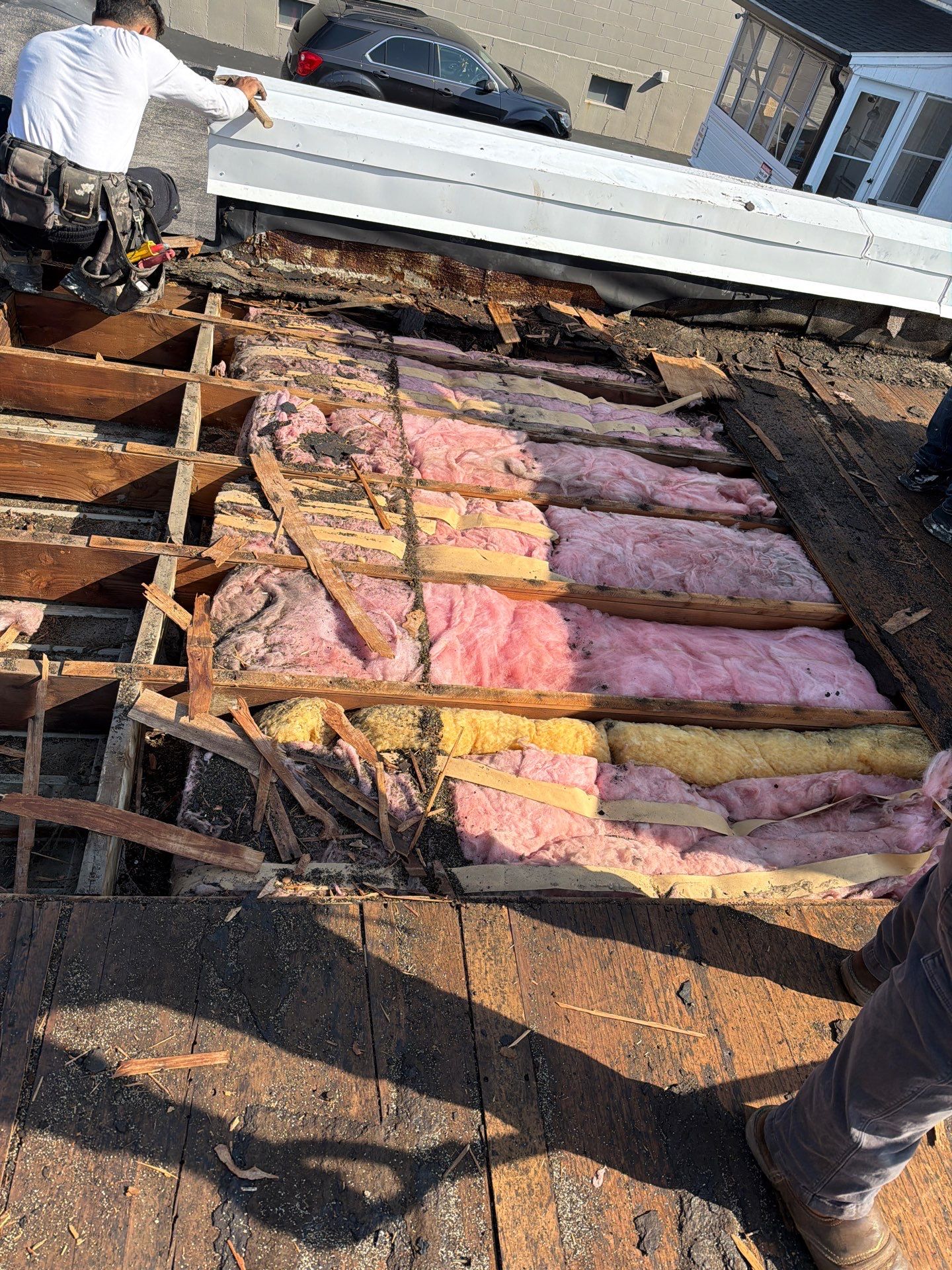 Flat Roof Replacement with New TPO Membrane in St. Louis by Acute Roofing And Exteriors 