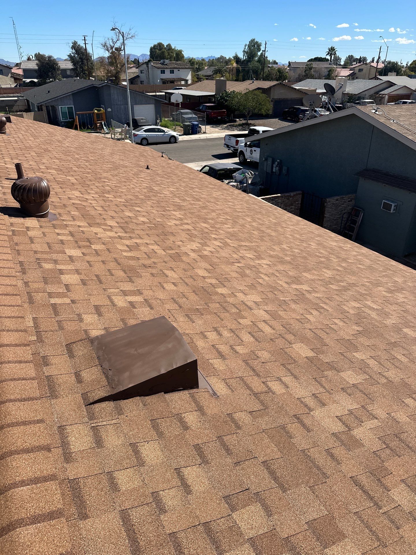 Autumn Brown Shingles by Reimagine Roofing