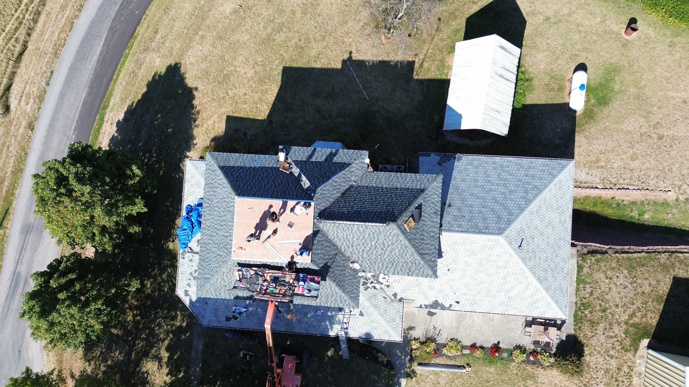 Residential Roofing Installation using Timberline HDZ Shingles - Nantucket Morning by RoofX 